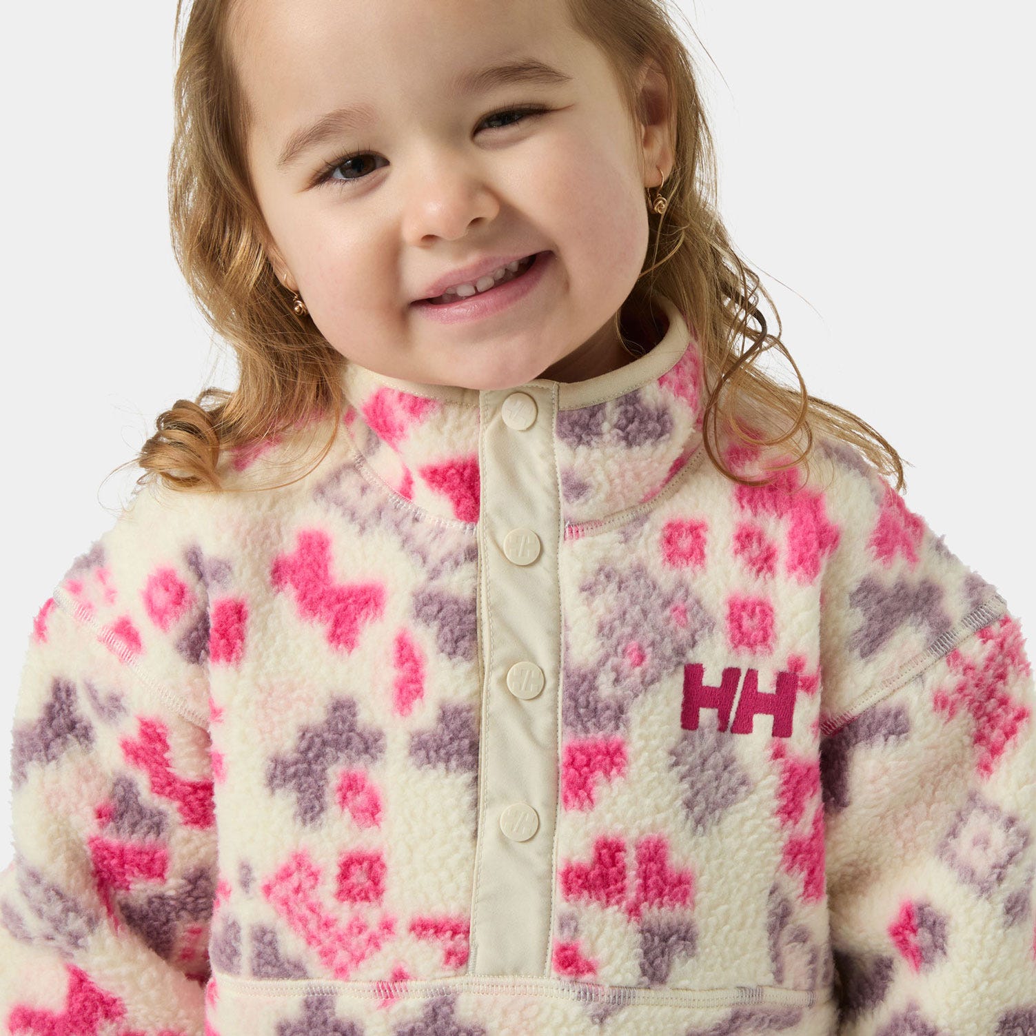 Kids' Frosty Pile Sweater - 035 CREAM AOP