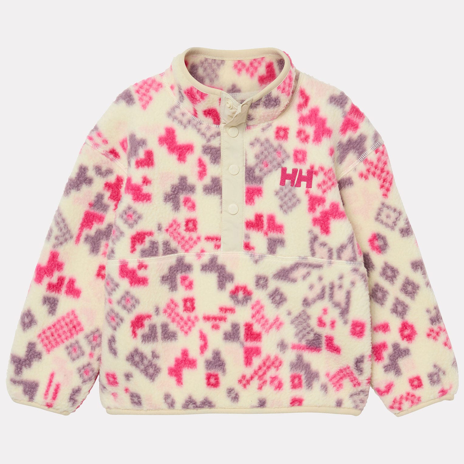 Kids' Frosty Pile Sweater - 035 CREAM AOP