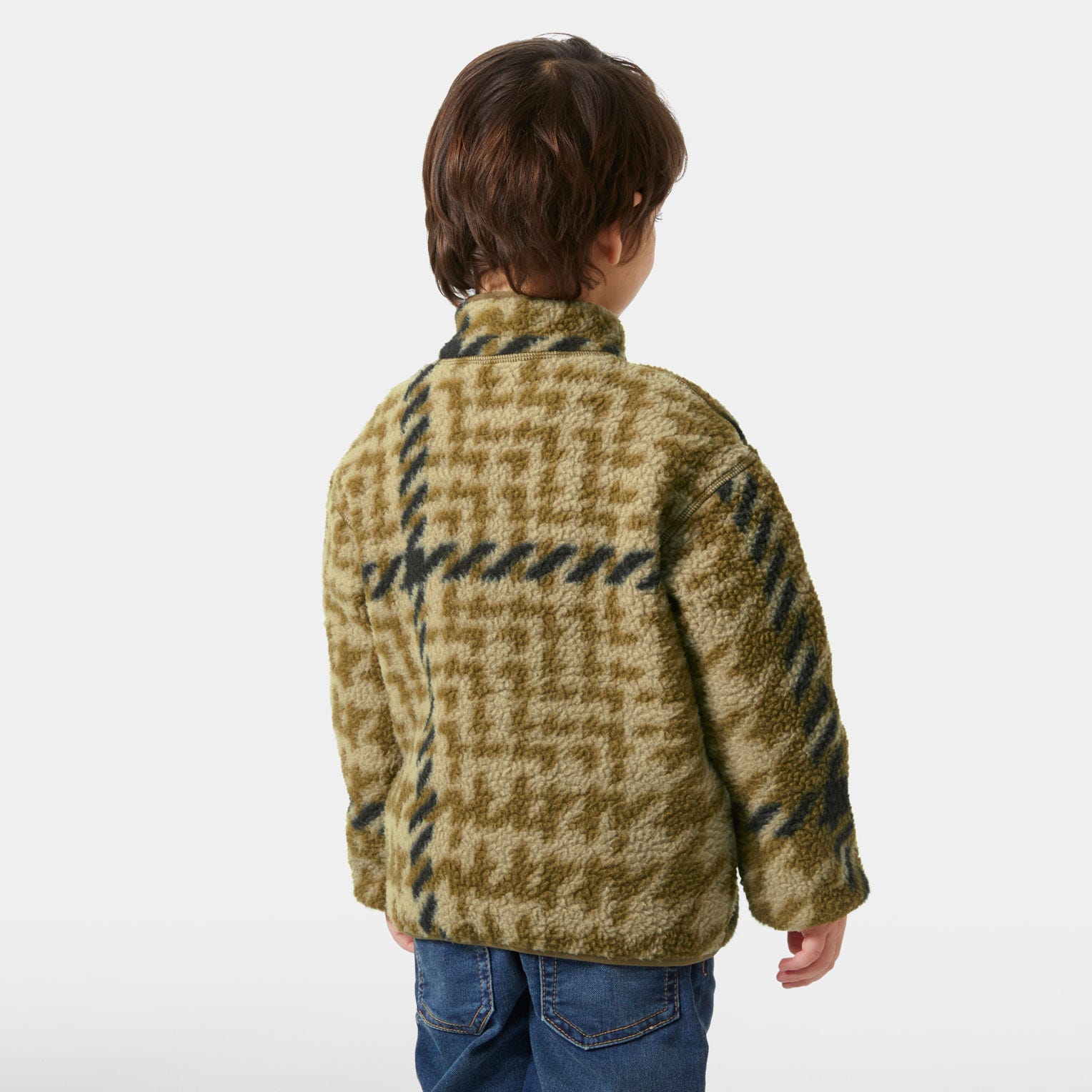 Kids' Frosty Pile Sweater - 718 SEPIA BROXBURN AOP