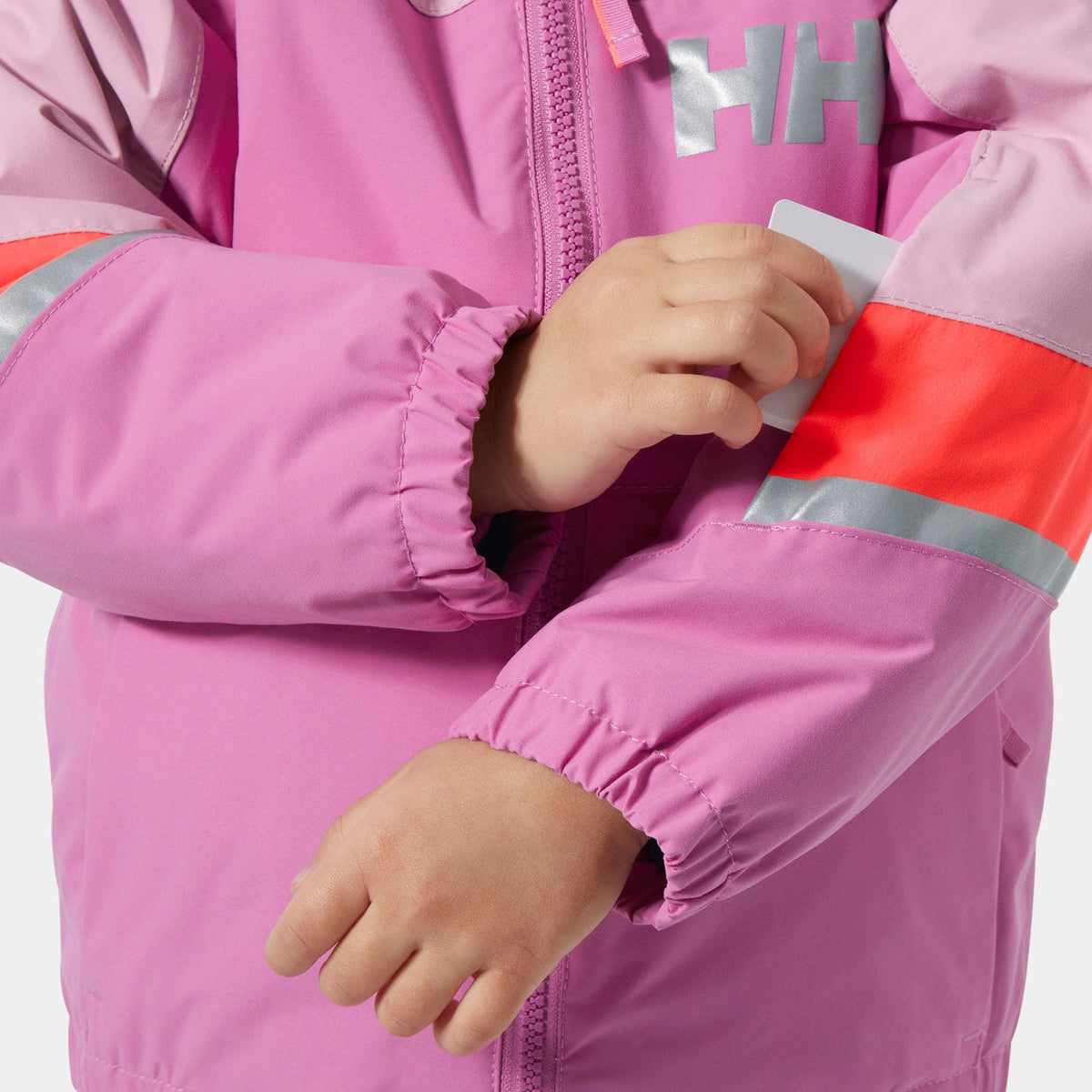 Kids’ Rider Insulated Ski Jacket - 089 META PINK