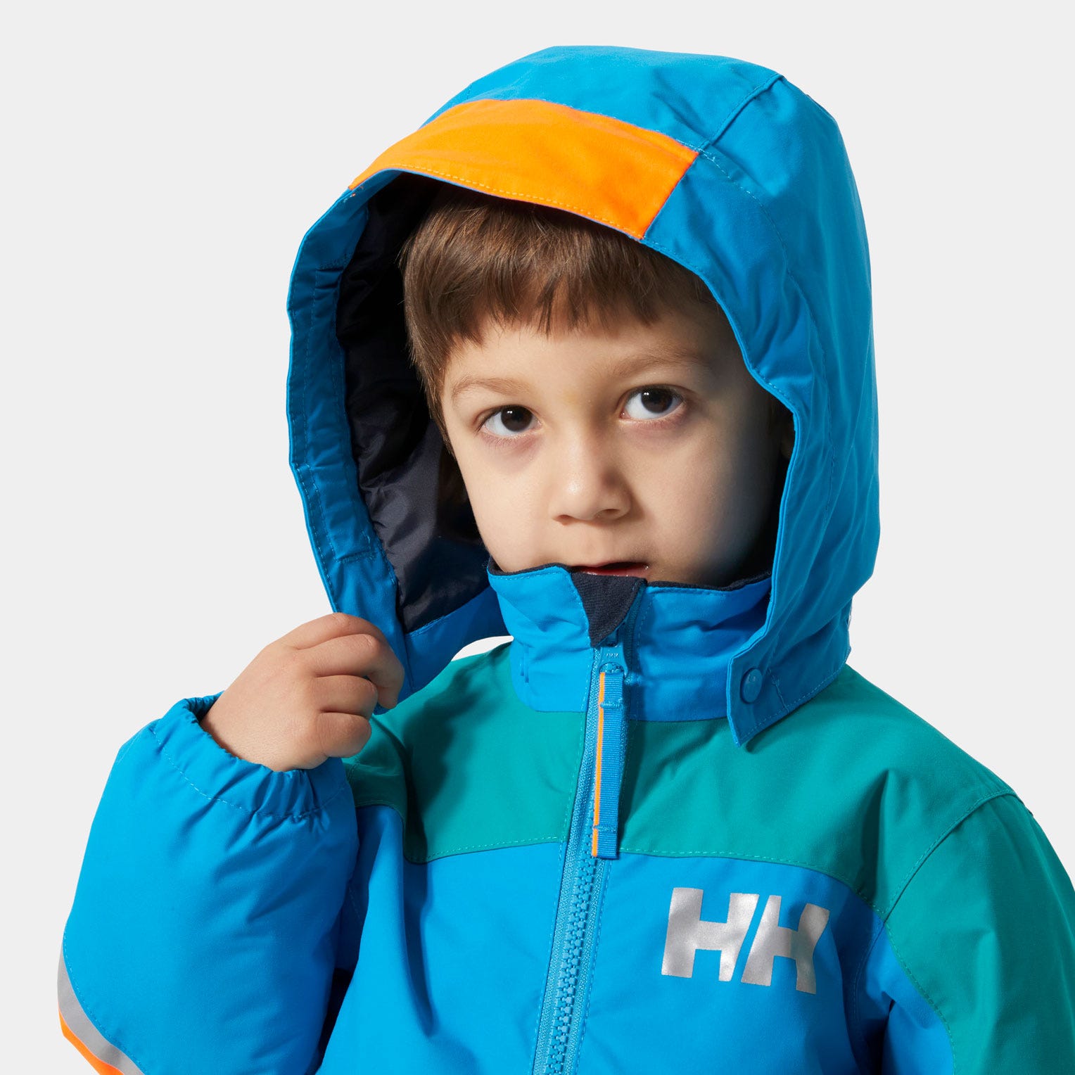 Kids’ Rider Insulated Ski Jacket - 578 NEPTUNE BLUE