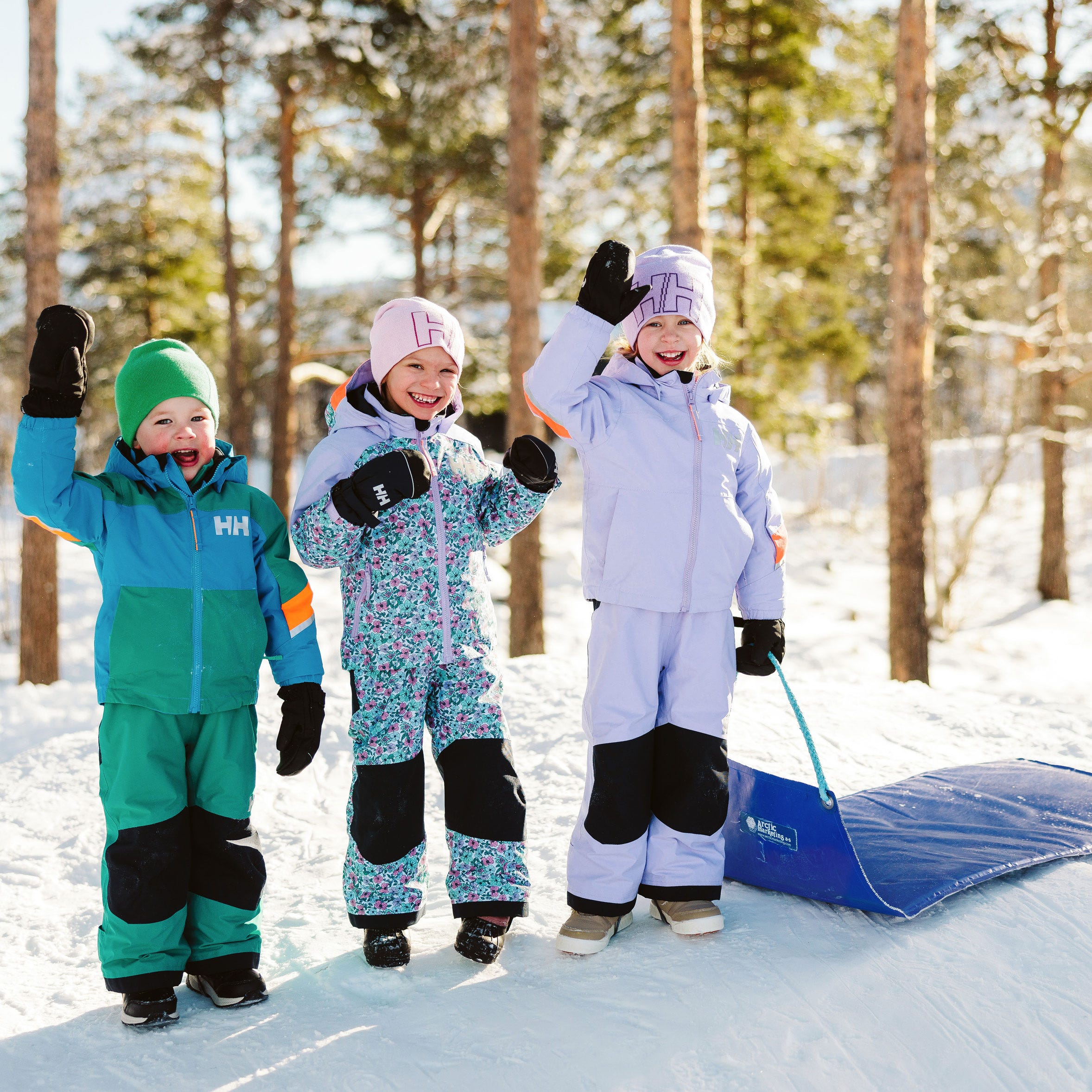Kids’ Rider Insulated Ski Jacket - 578 NEPTUNE BLUE