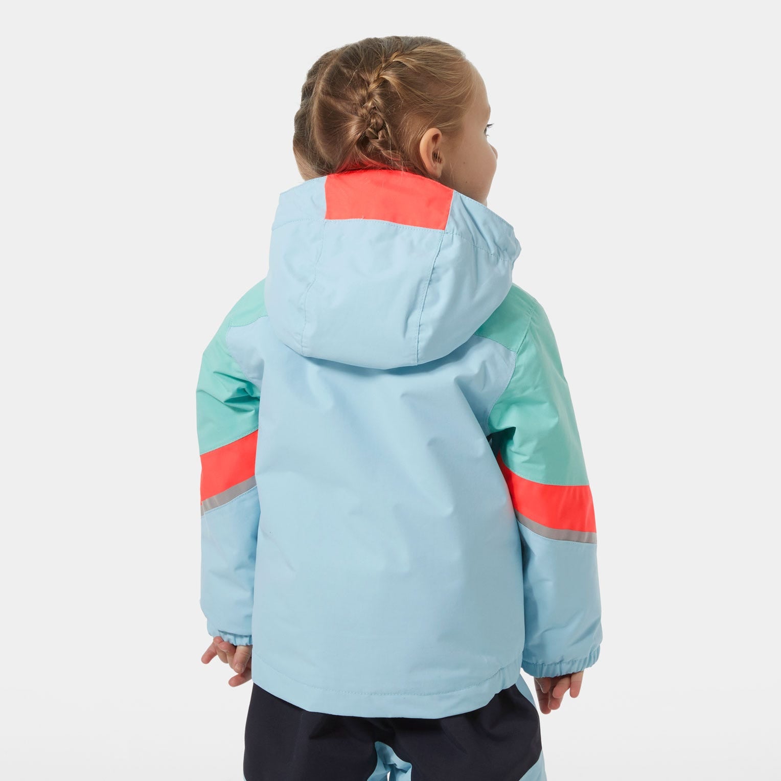 Kids’ Rider Insulated Ski Jacket - 607 LIGHT CYAN