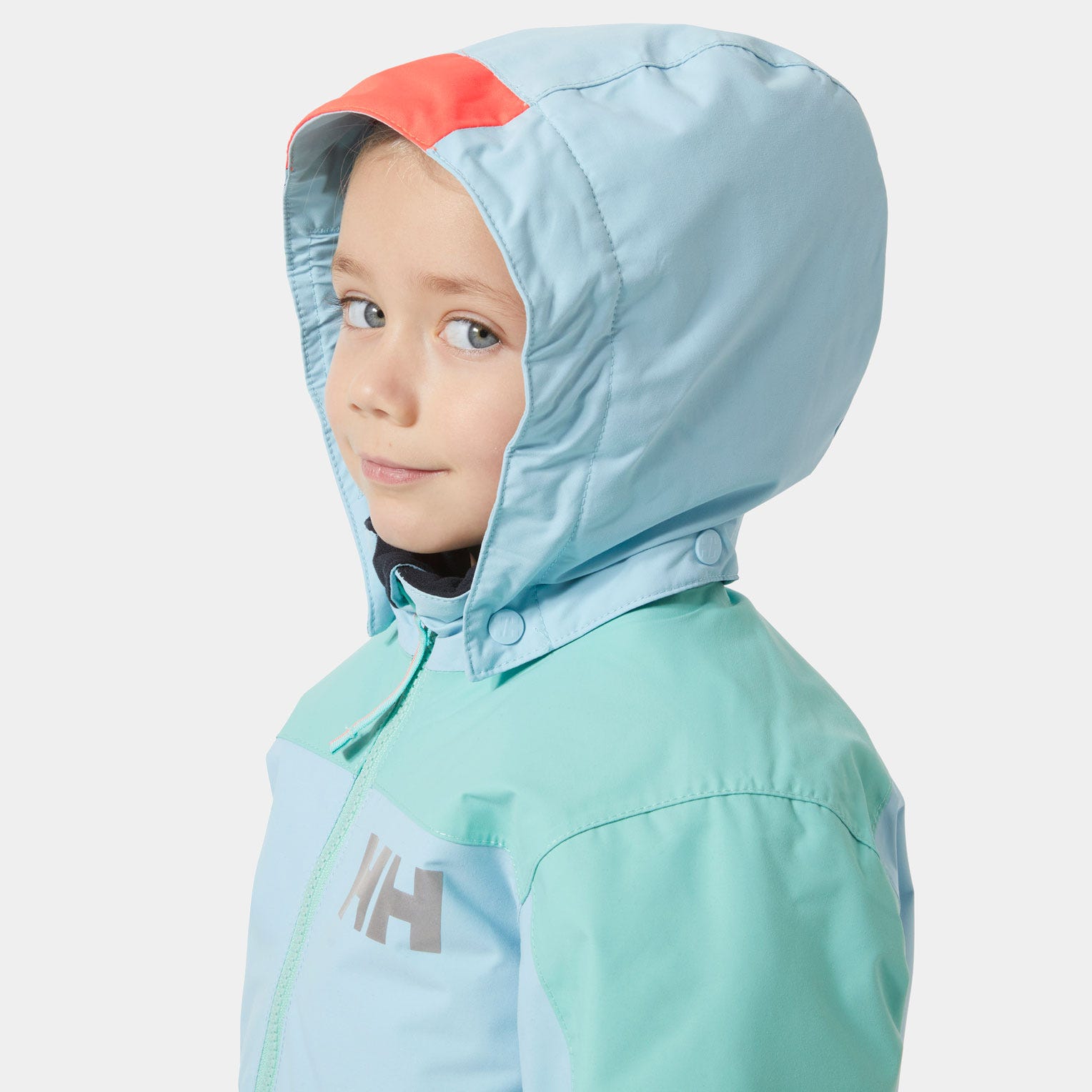 Kids’ Rider Insulated Ski Jacket - 607 LIGHT CYAN
