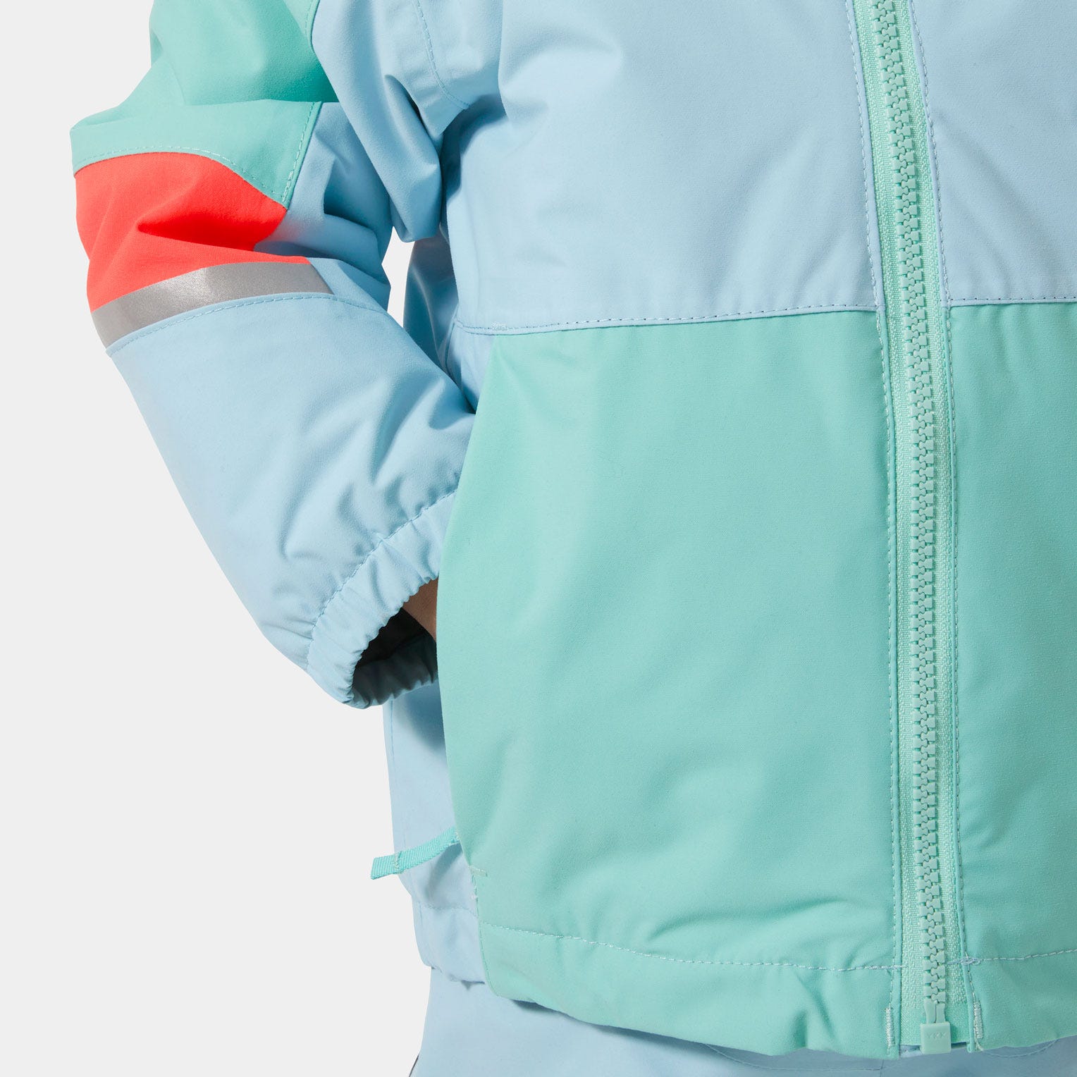 Kids’ Rider Insulated Ski Jacket - 607 LIGHT CYAN