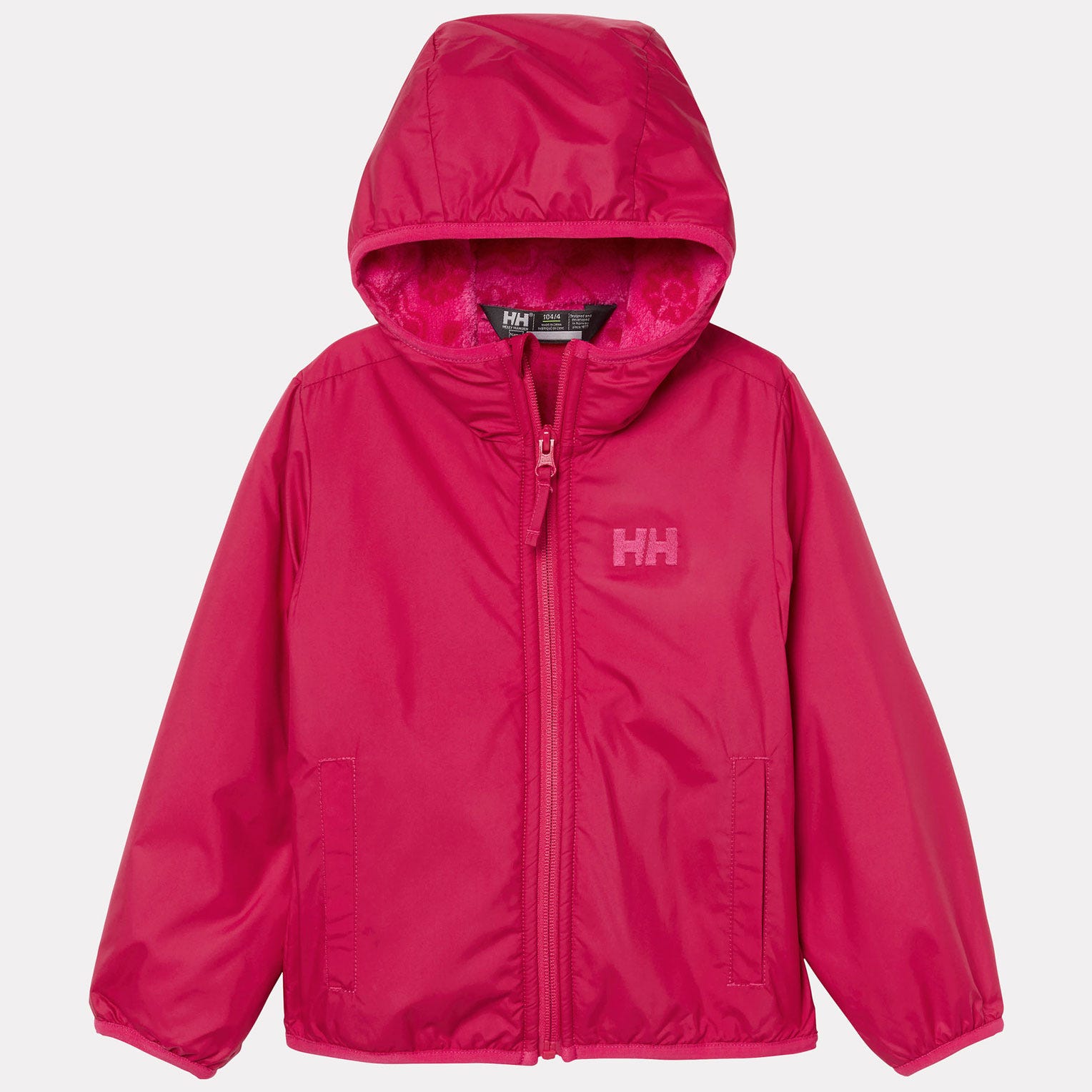 Kids’ Chill Hooded Jacket - 092 CRANBERRY