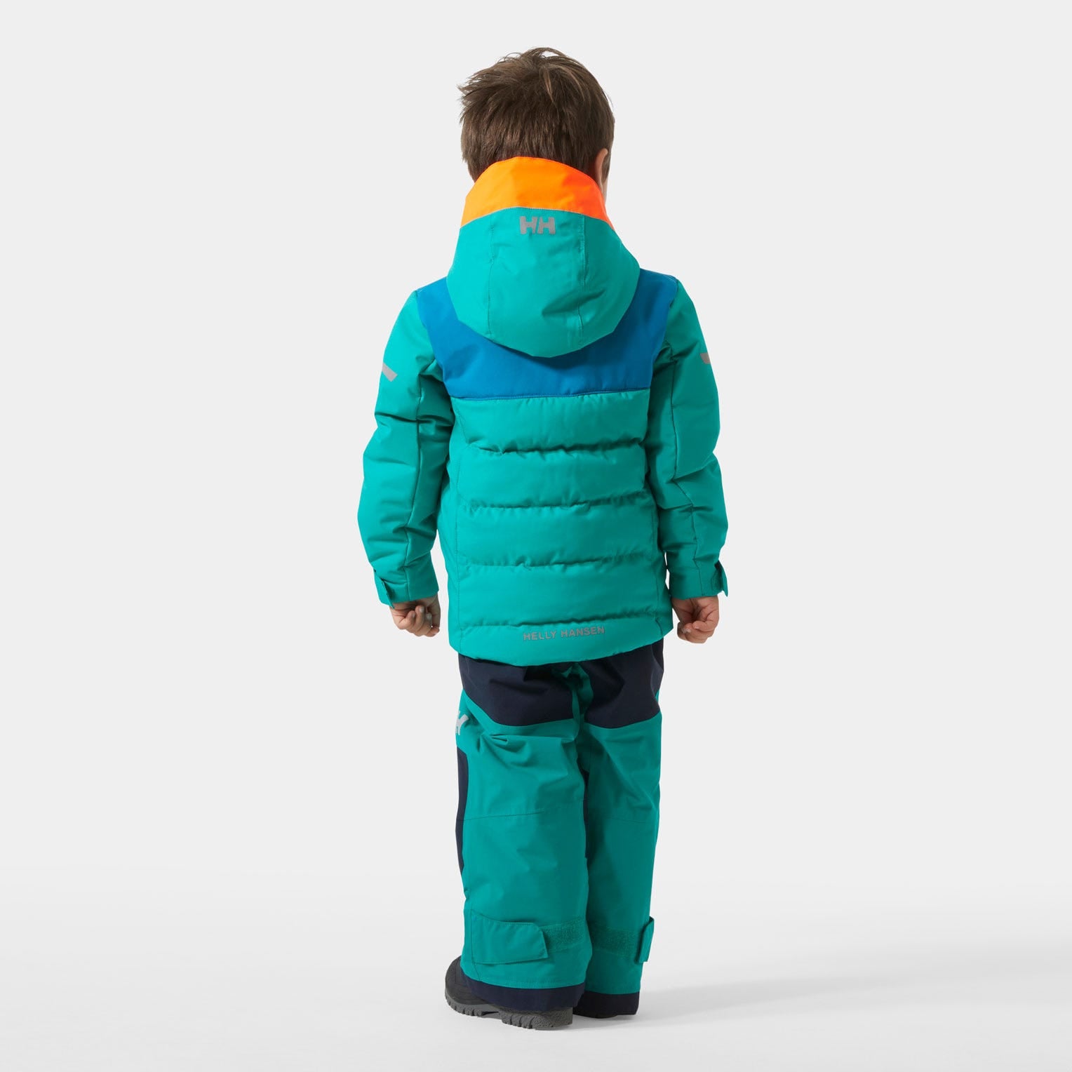 Kids’ Vertical Insulated Ski Jacket - 466 SIGNAL GREEN