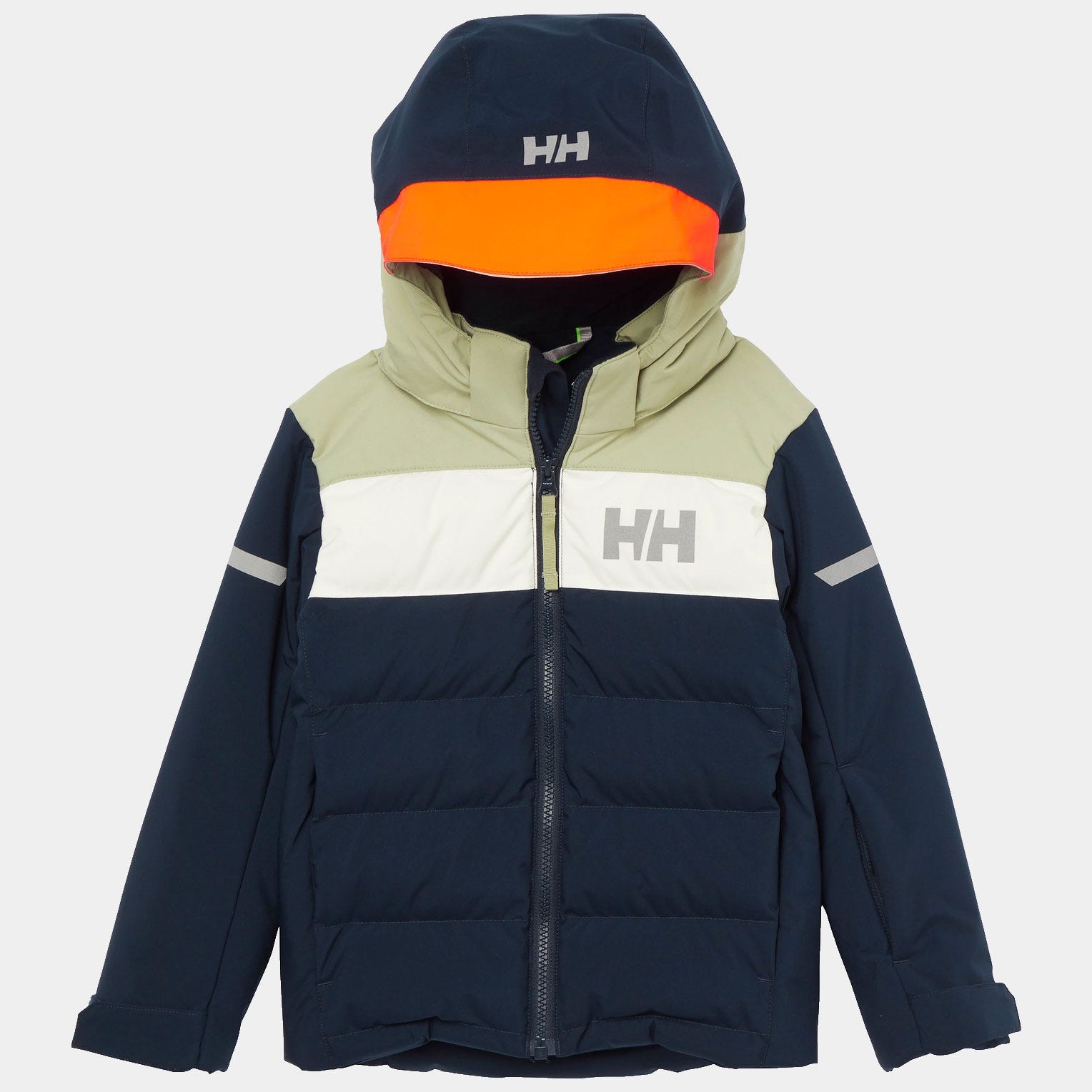 Kids’ Vertical Insulated Ski Jacket - 599 NAVY