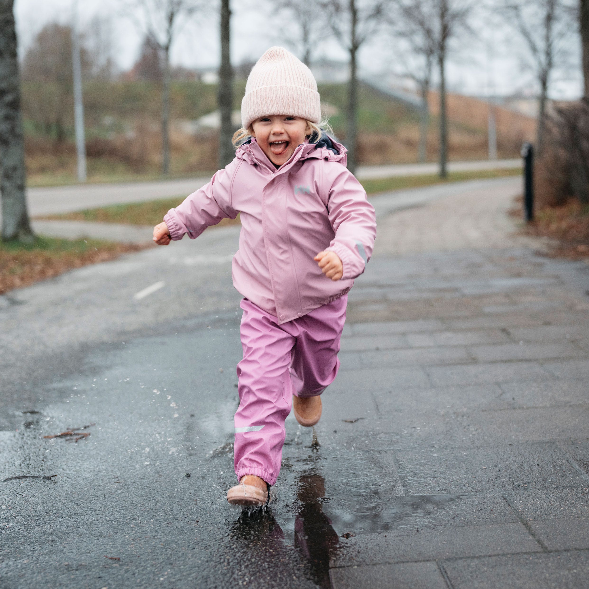 Kids' Bergen 2.0 PU Rain Set - 089 META PINK