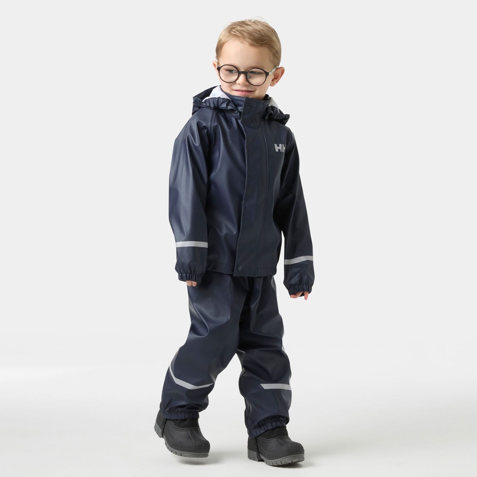 Kids' Bergen 2.0 PU Rain Set - 598 NAVY