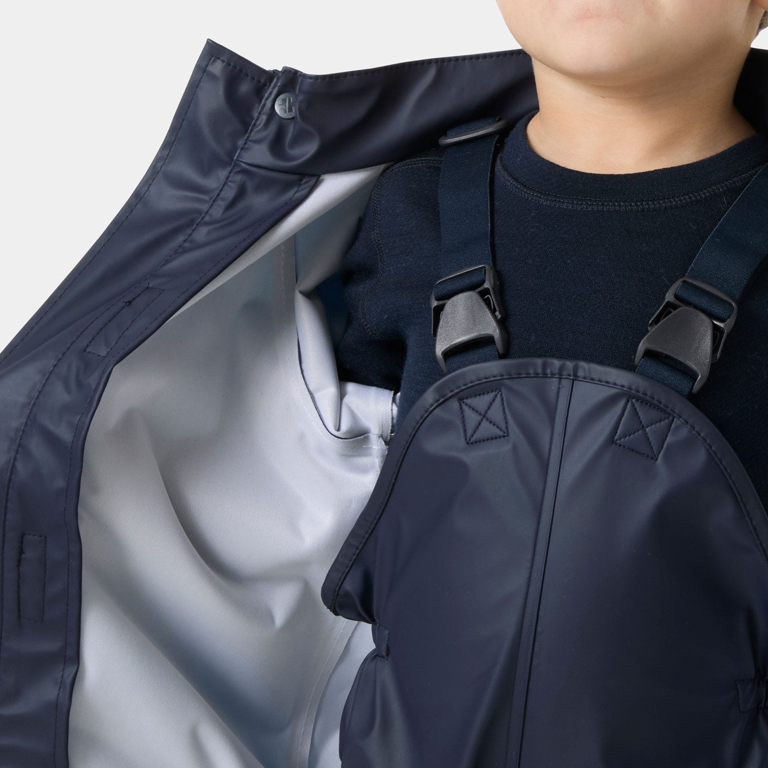 Kids' Bergen 2.0 PU Rain Set - 598 NAVY