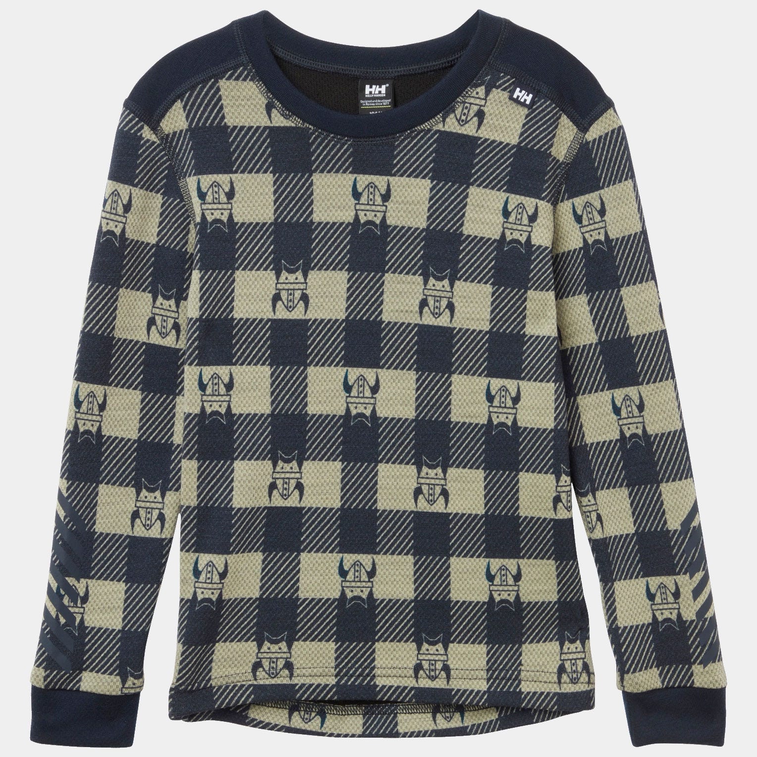 Kids' Graphic LIFA® Merino Wool Base Layer Set - 598 NAVY AOP