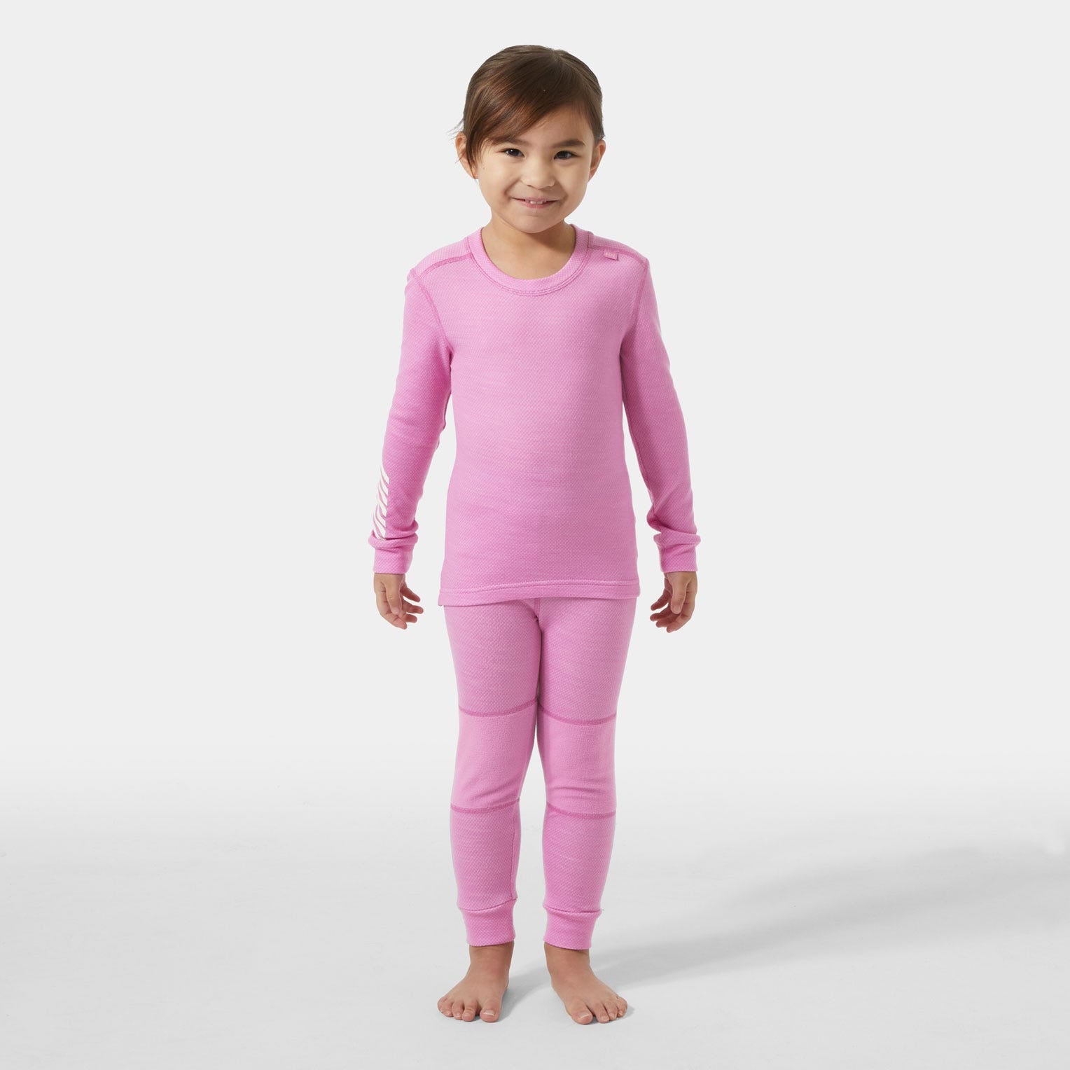 Kids' LIFA® Merino Wool Base Layer Set - 089 META PINK