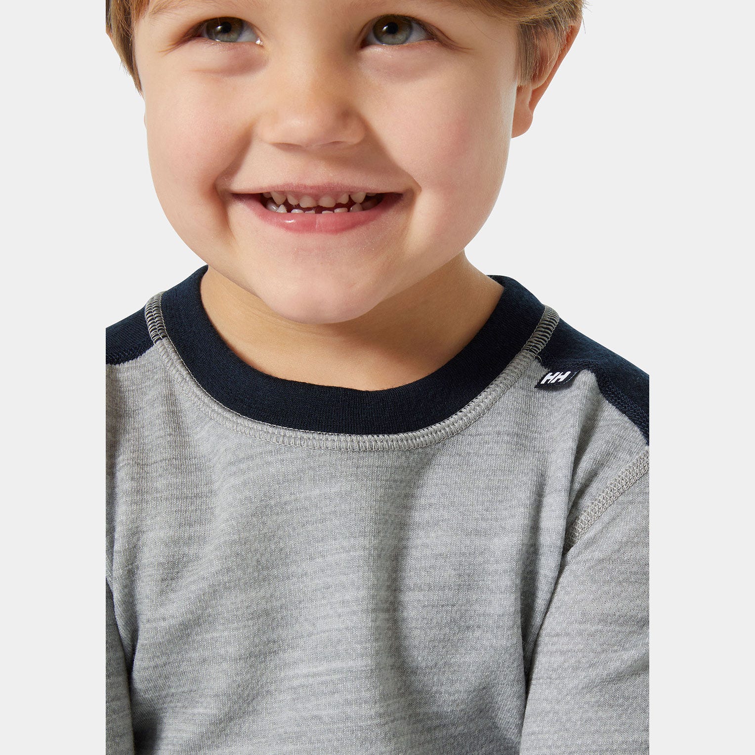 Kids' LIFA® Merino Wool Base Layer Set - 949 GREY MELANGE
