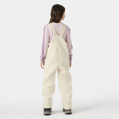 Juniors’ Frosty Pile Bib Pants - 034 CREAM