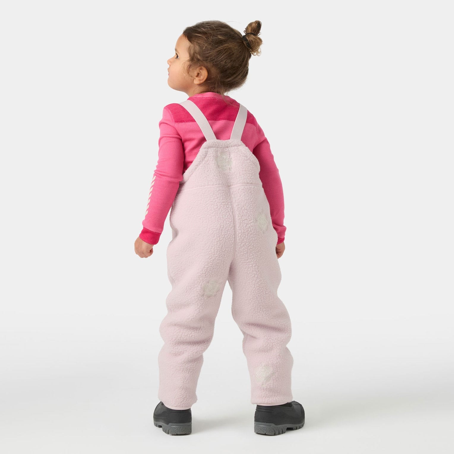 Kids’ Frosty Pile Bib Pants - 079 PINKSHAKE E