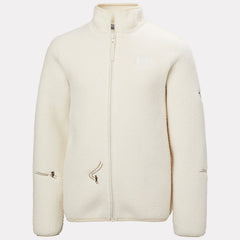 Juniors’ Frosty Pile Jacket - 035 CREAM EMB