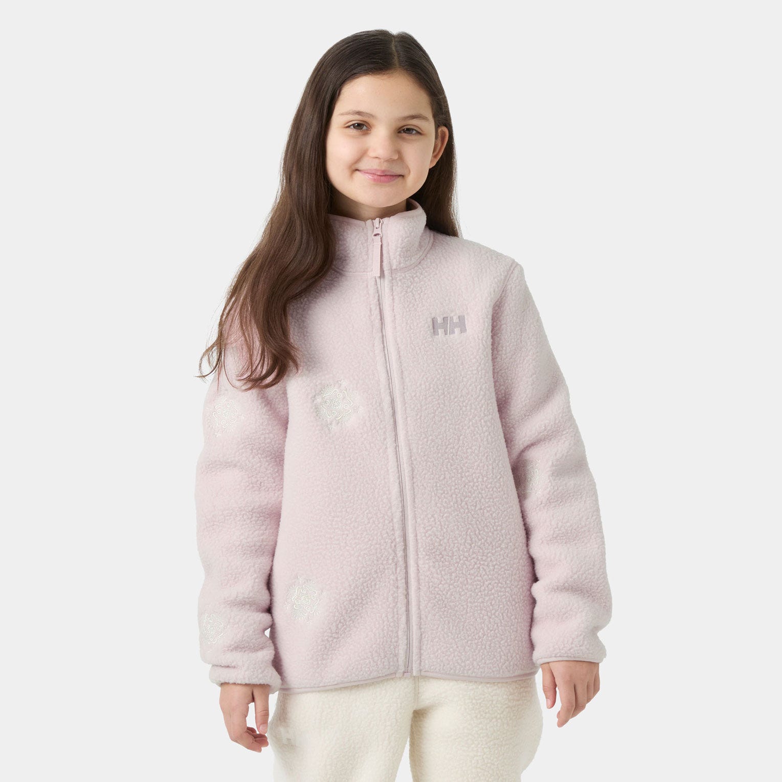 Juniors’ Frosty Pile Jacket - 079 PINKSHAKE E