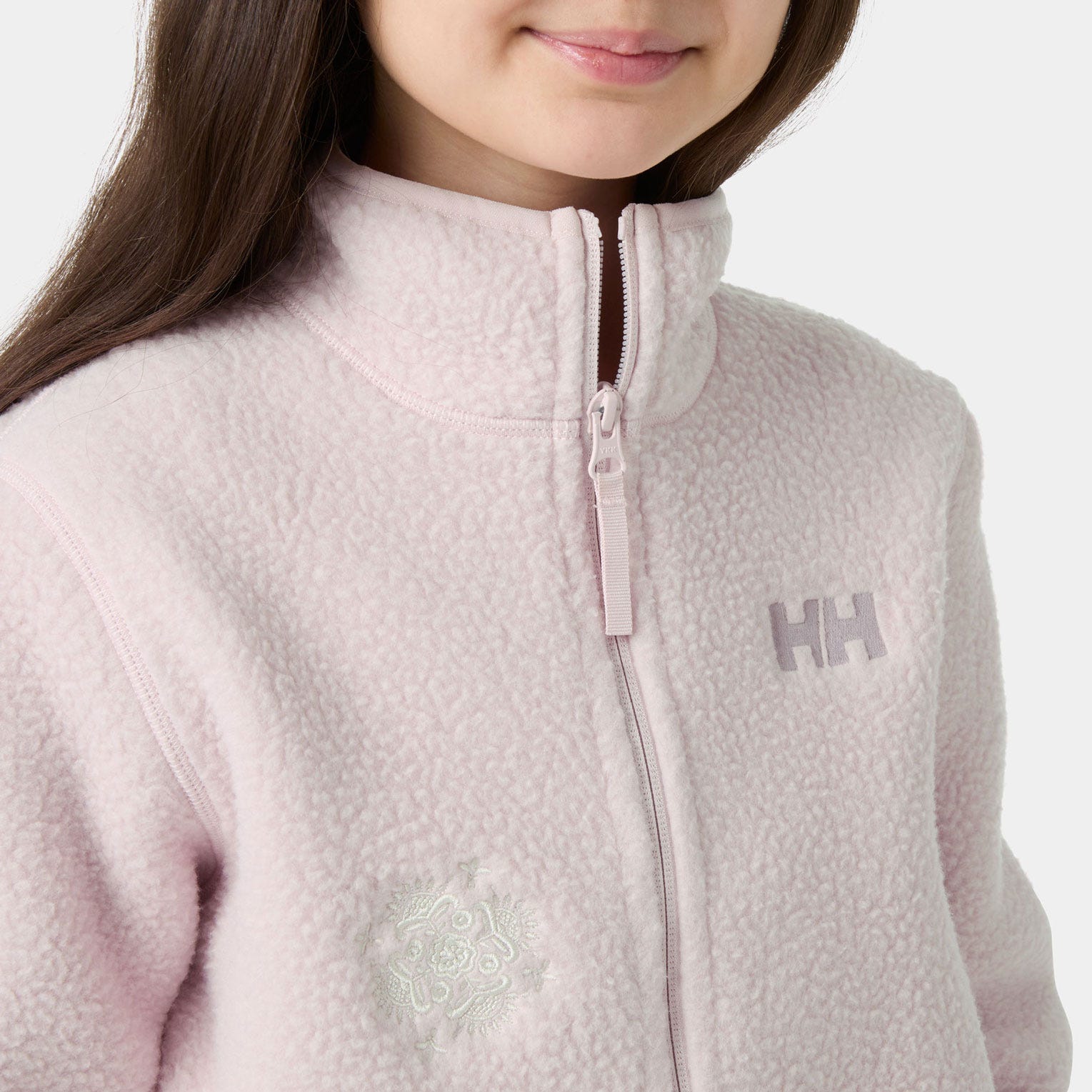 Juniors’ Frosty Pile Jacket - 079 PINKSHAKE E