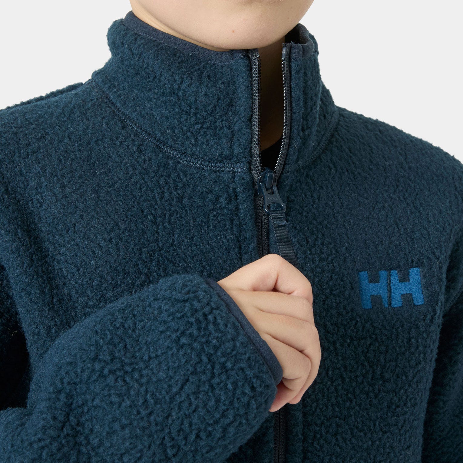Juniors’ Frosty Pile Jacket - 597 NAVY