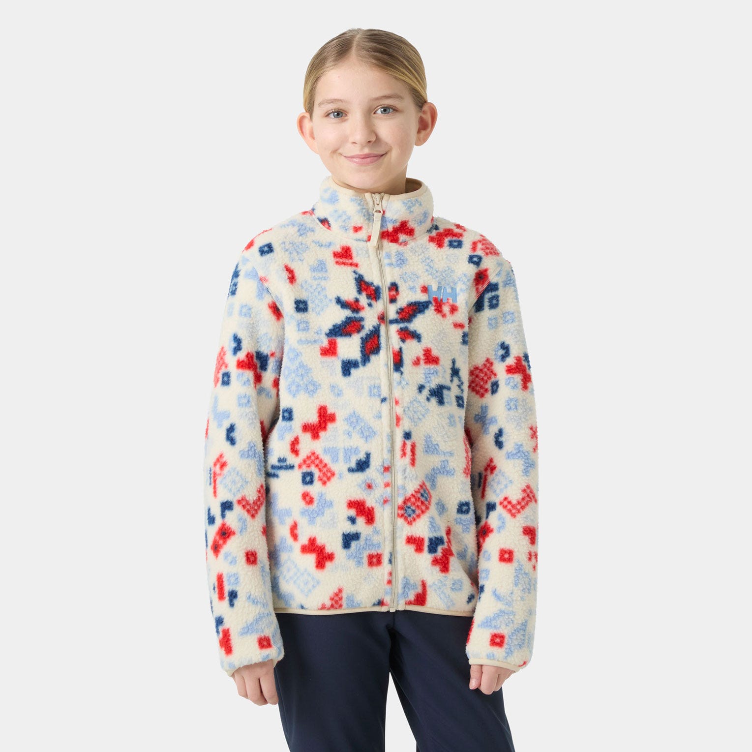 Juniors’ Frosty Pile Jacket - 627 BRIGHT BLUE