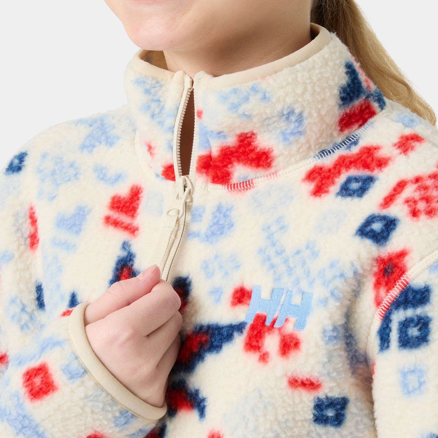 Juniors’ Frosty Pile Jacket - 627 BRIGHT BLUE