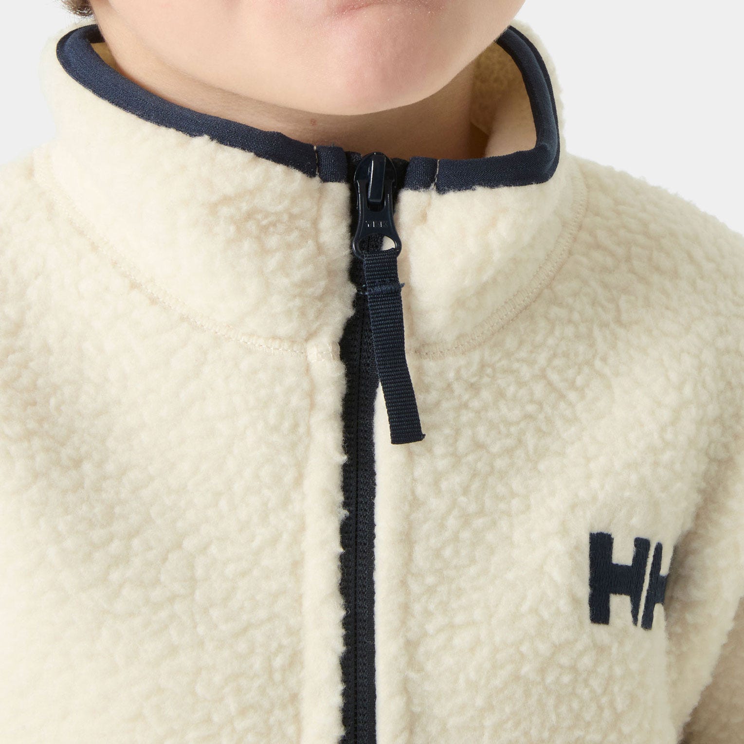 Kids’ Frosty Pile Jacket - 034 CREAM EMB