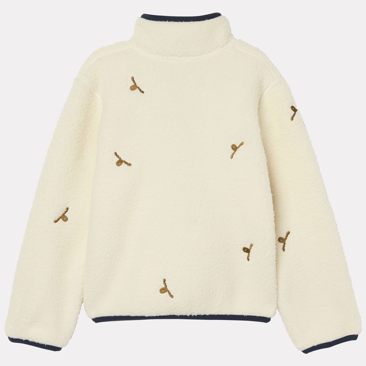 Kids’ Frosty Pile Jacket - 034 CREAM EMB