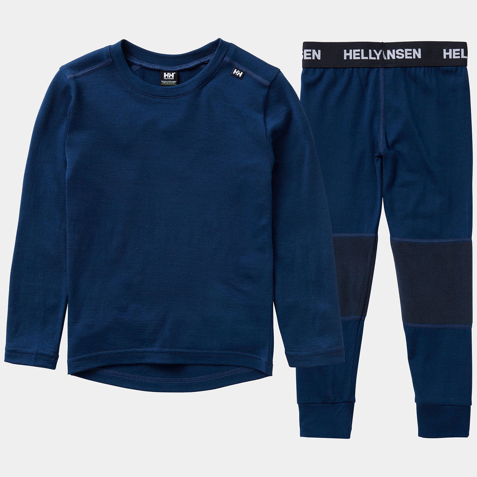 Kids' Merino Wool Base Layer Set - 584 OCEAN