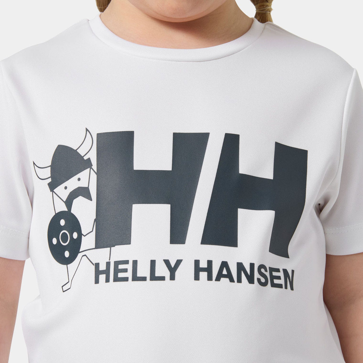 Kids' HH Tech Graphic T-Shirt - 002 WHITE