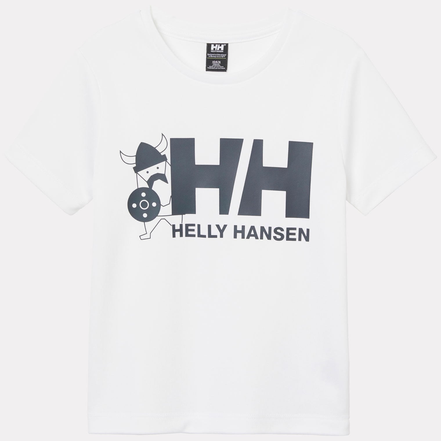 Kids' HH Tech Graphic T-Shirt - 002 WHITE