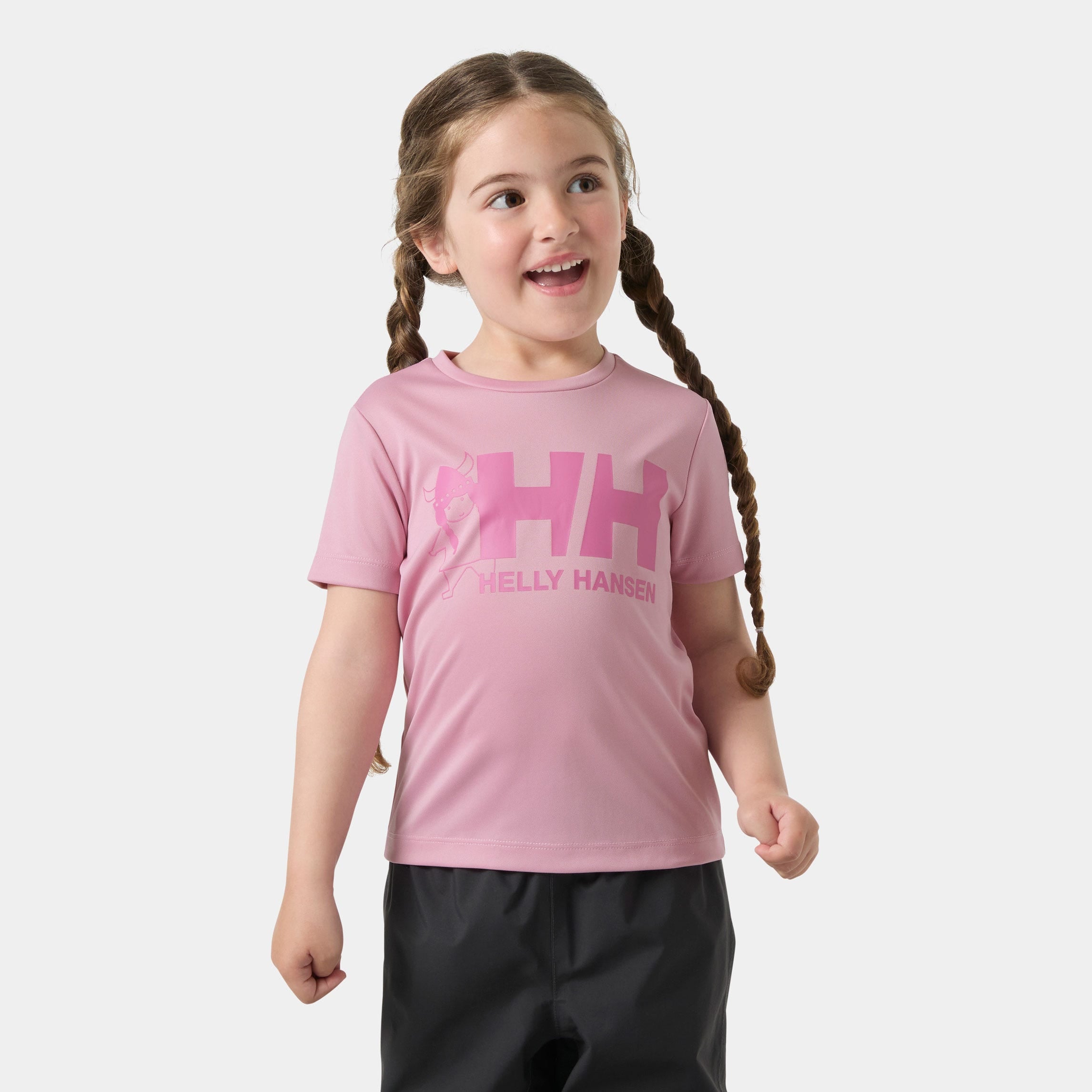 Kids' HH Tech Graphic T-Shirt - 073 PINK LAVENDER