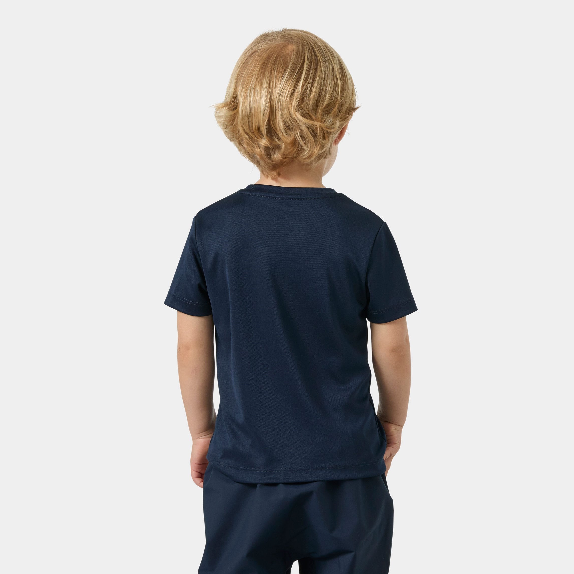 Kids' HH Tech Graphic T-Shirt - 598 NAVY