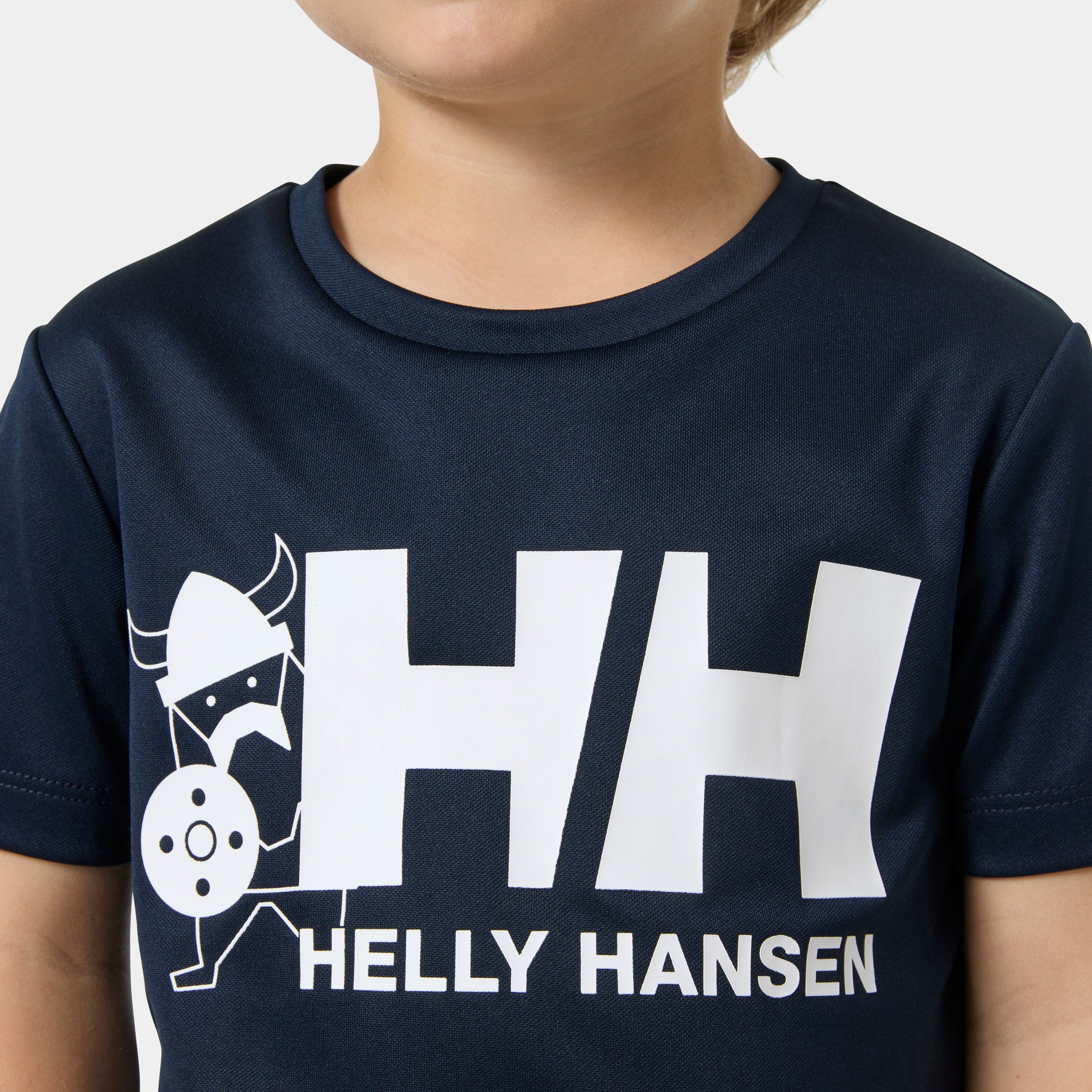 Kids' HH Tech Graphic T-Shirt - 598 NAVY