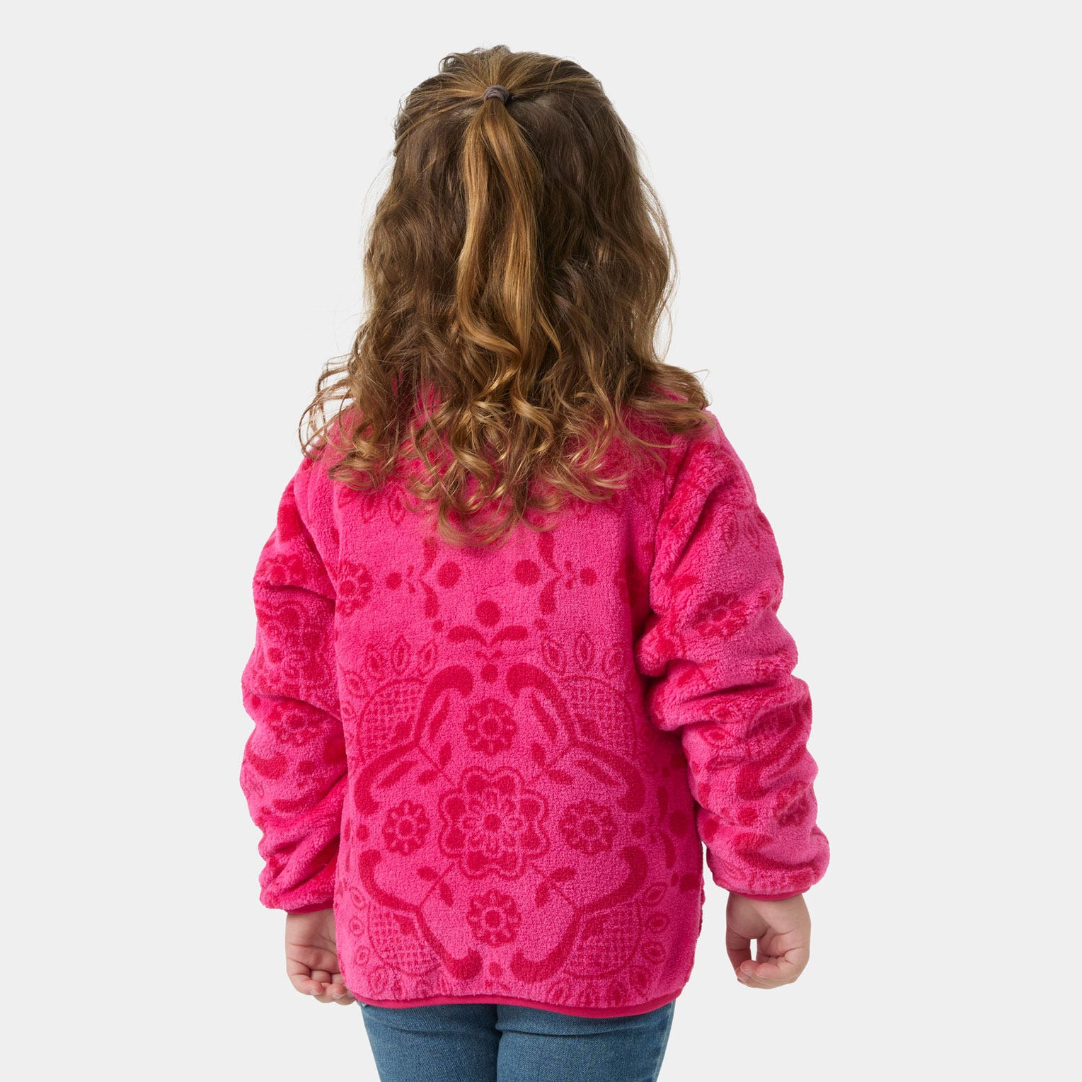 Kids' Chill Fleece Jacket - 074 HOT PINK AO