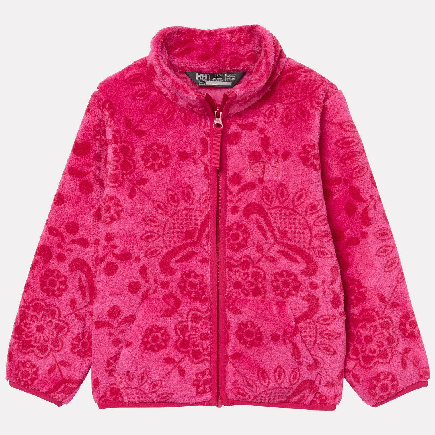 Kids' Chill Fleece Jacket - 074 HOT PINK AO