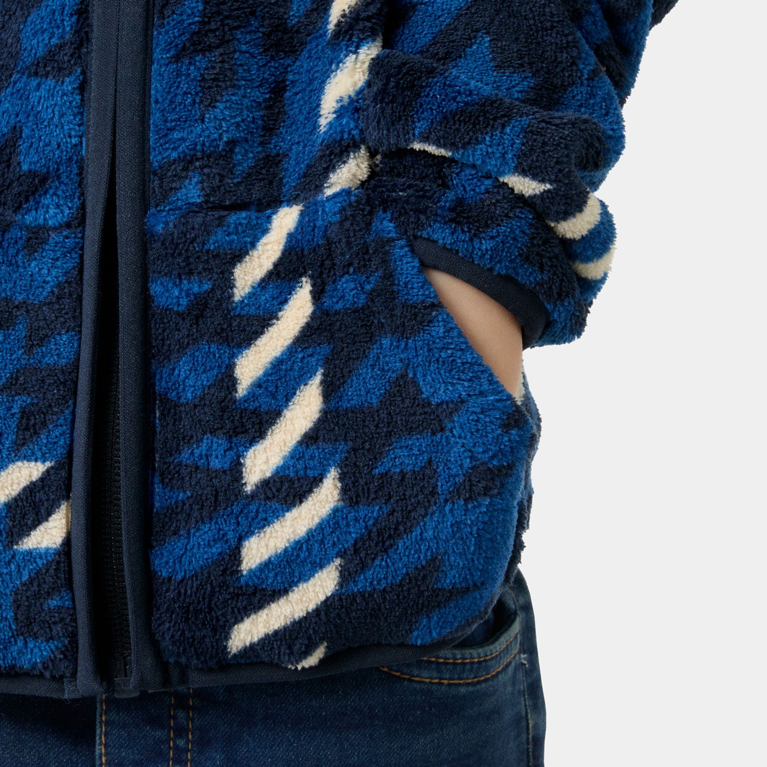 Kids' Chill Fleece Jacket - 598 NAVY AOP