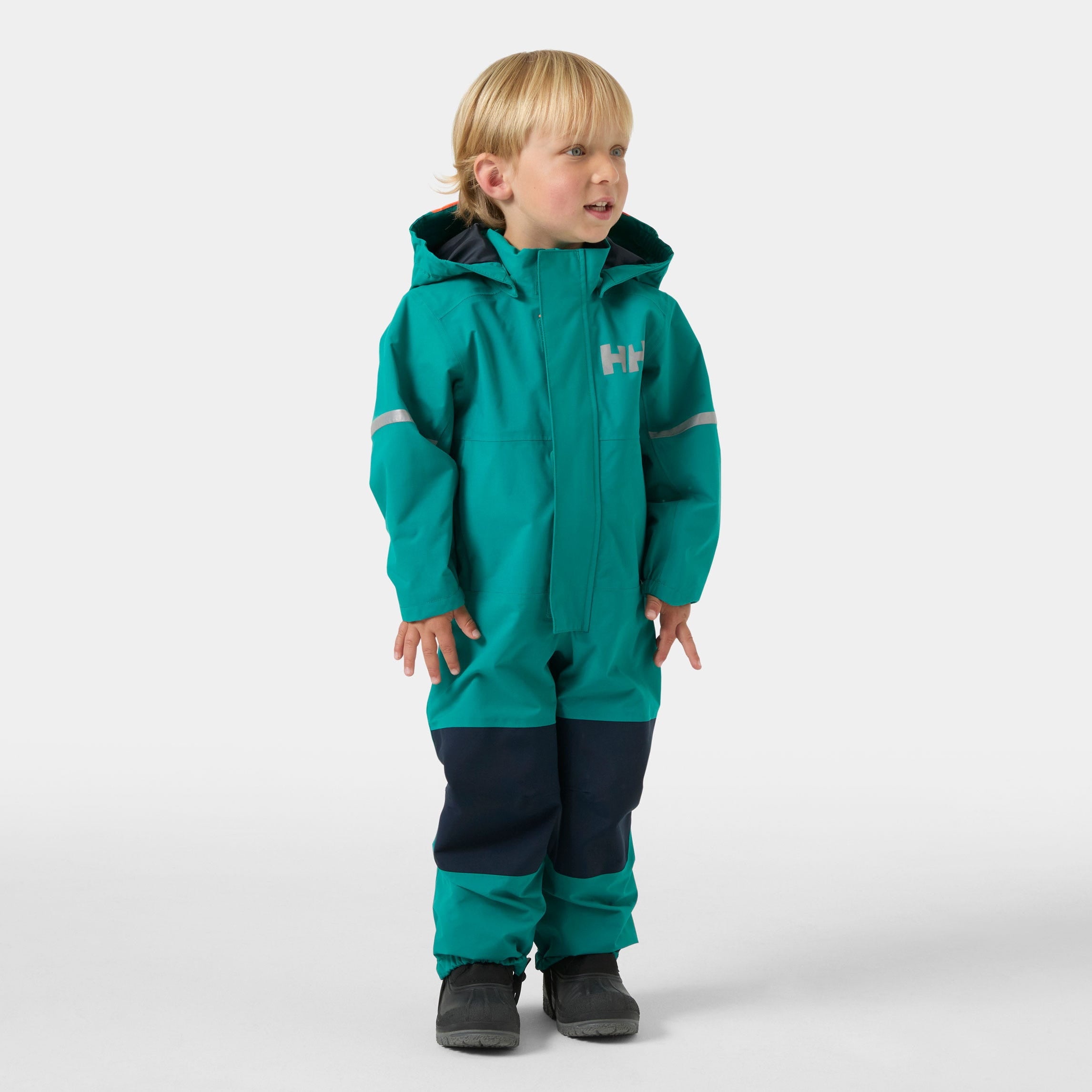 Kids’ Adventure HELLY TECH® Rainsuit - 466 SIGNAL GREEN