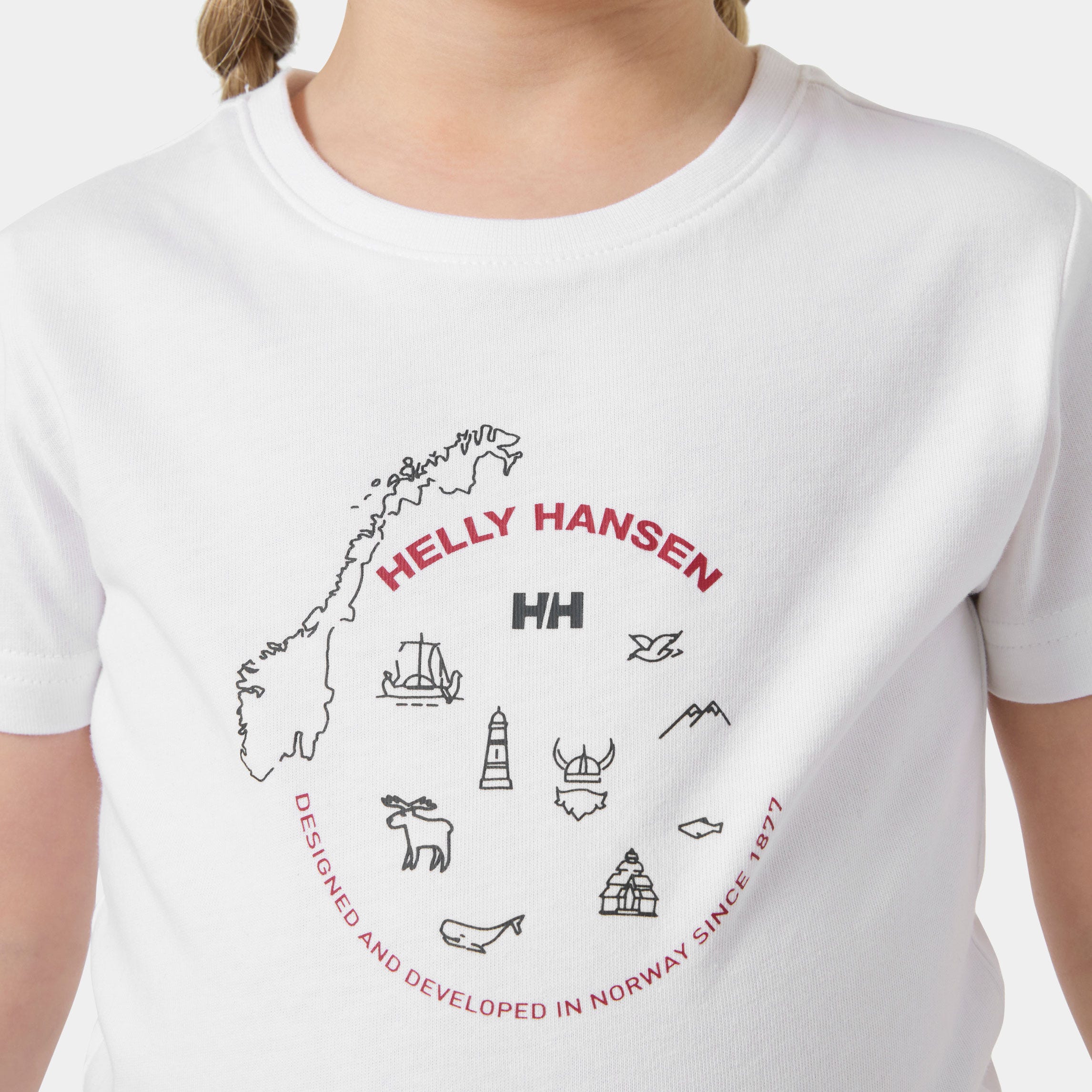 Kids' HH Graphic T-Shirt - 001 WHITE
