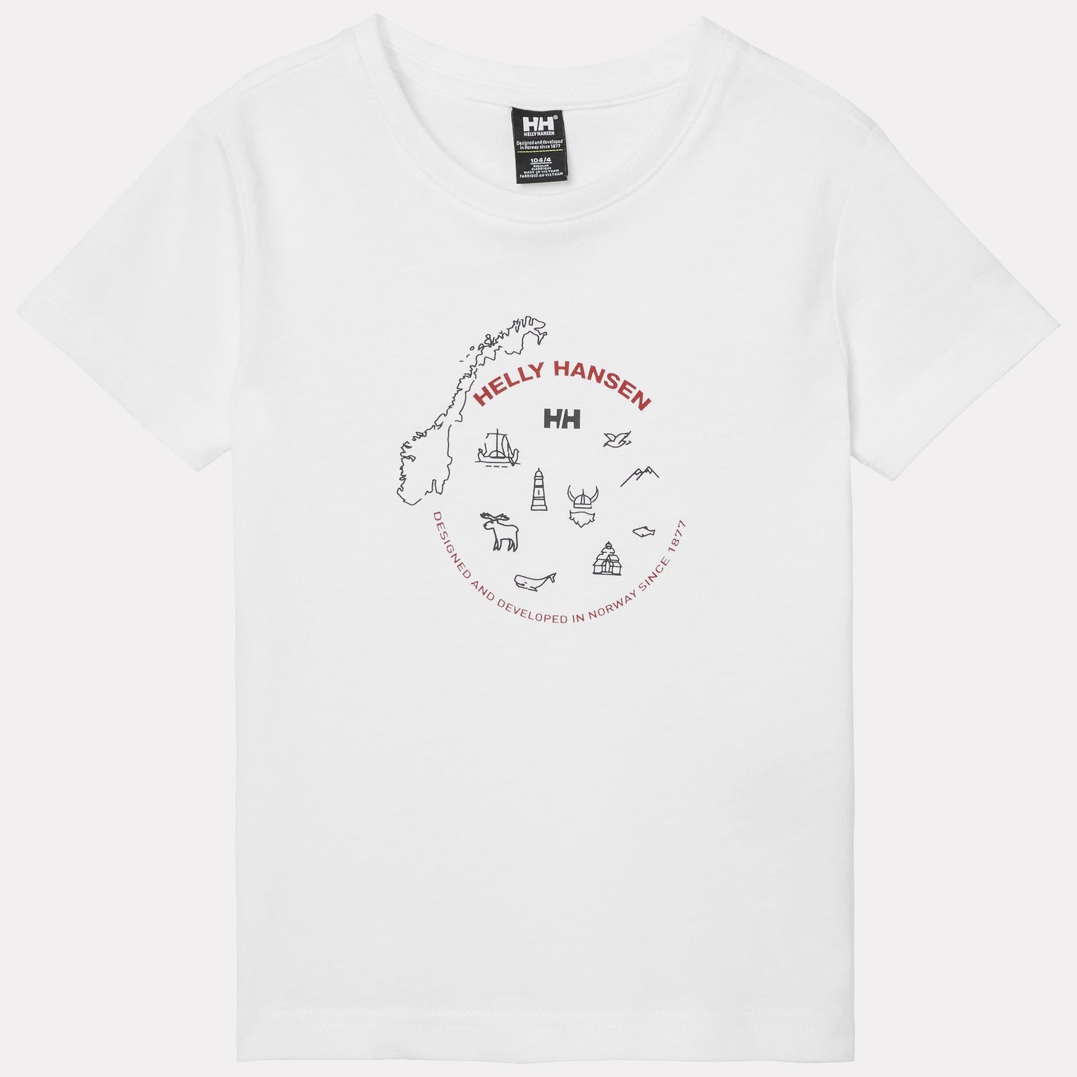 Kids' HH Graphic T-Shirt - 001 WHITE