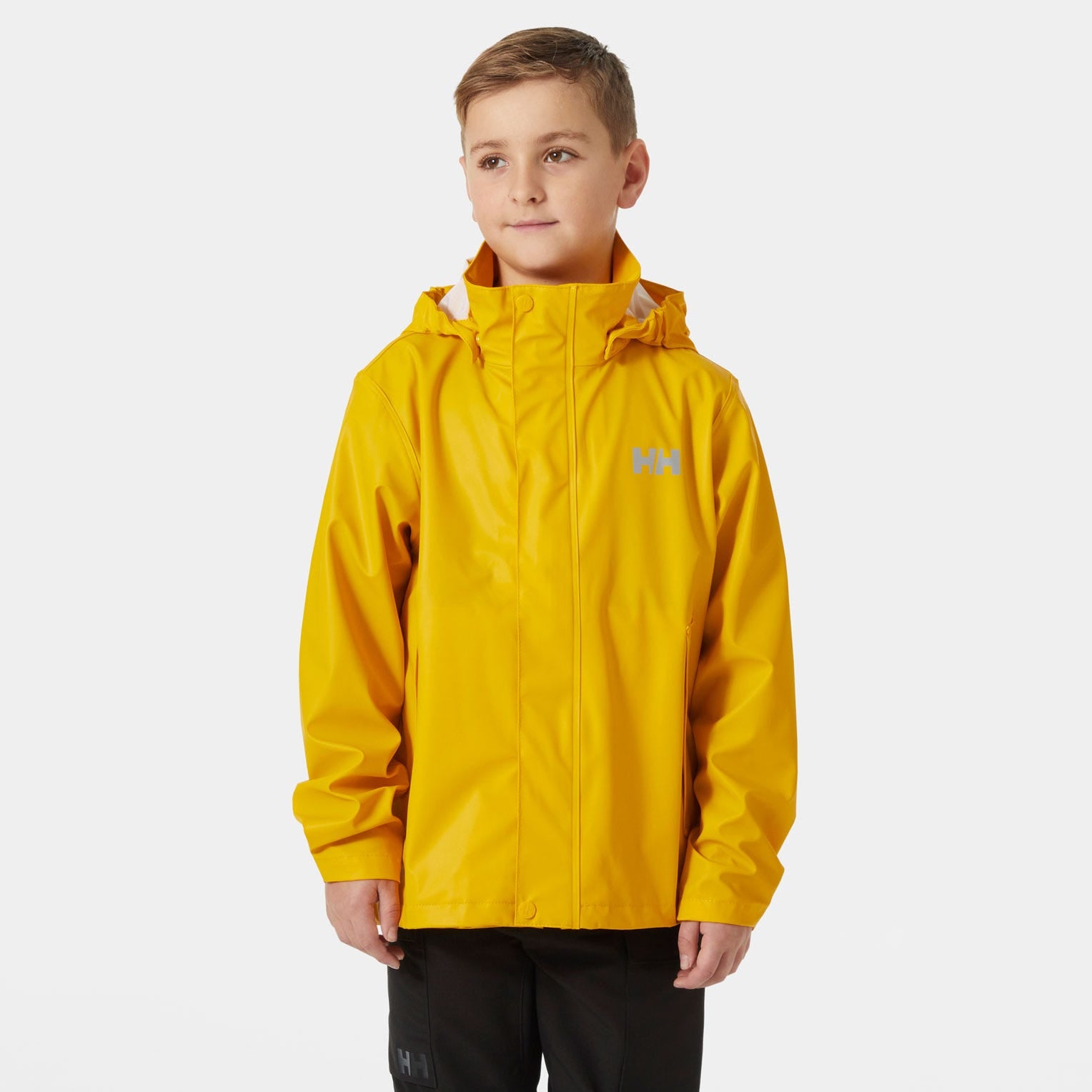 Juniors' Moss Rain Jacket - 345 ESSENTIAL YELLOW