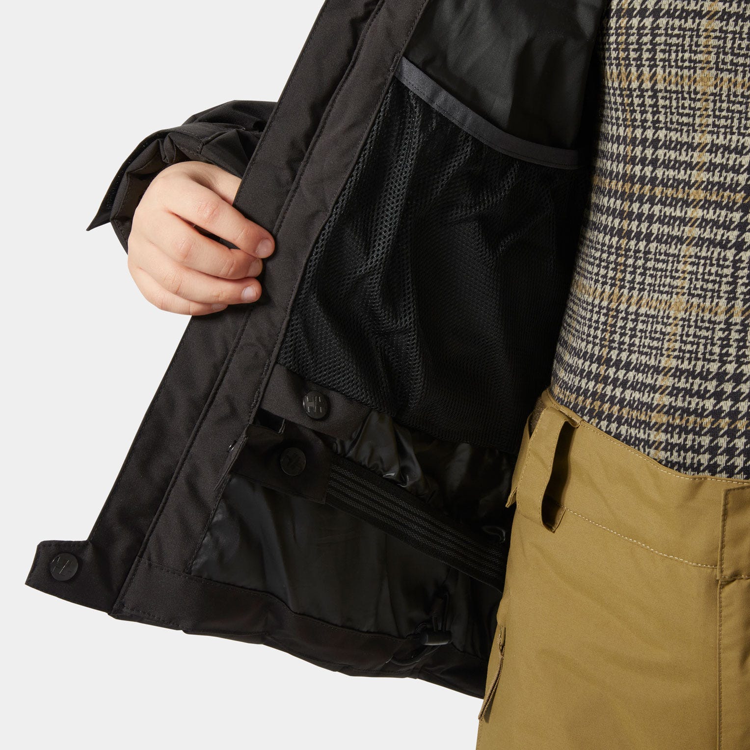 Juniors' Cyclone Jacket - 990 BLACK