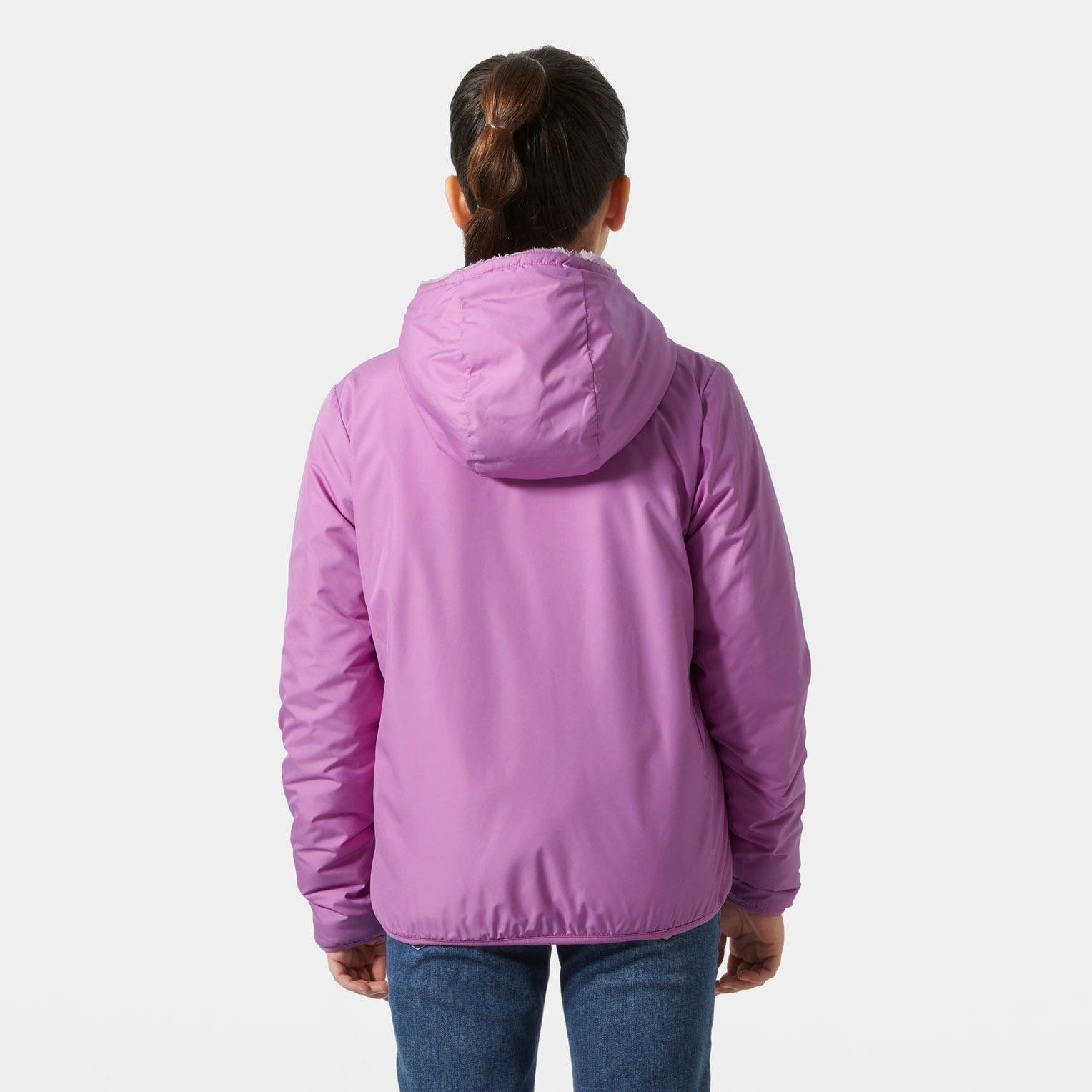 Juniors' Champ Reversible Jacket - 089 META PINK AOP