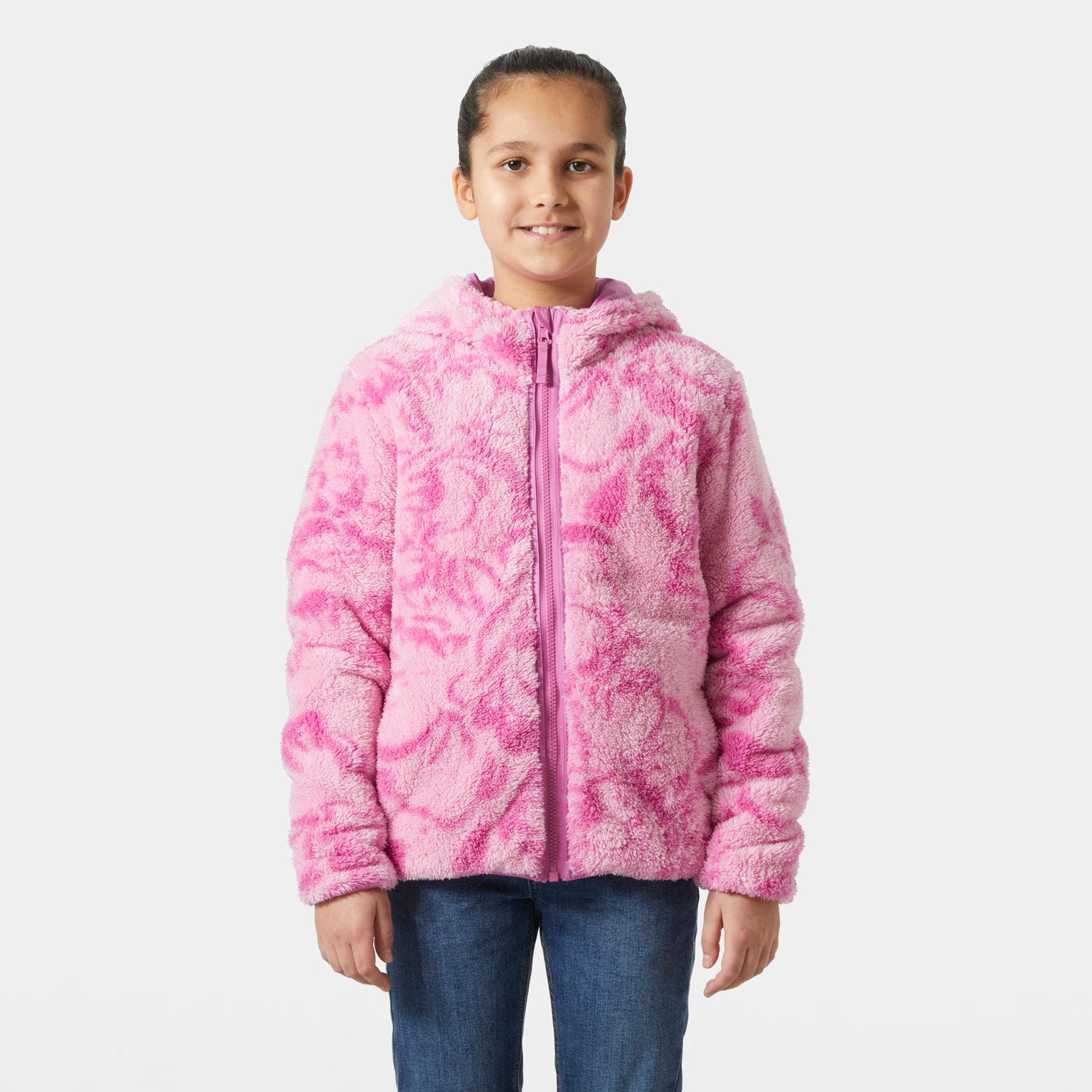 Juniors' Champ Reversible Jacket - 089 META PINK AOP