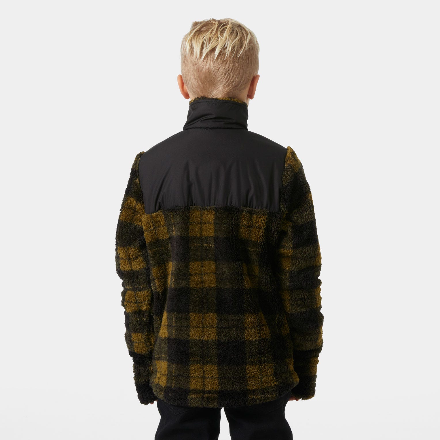 Juniors' Champ 1/2 Zip Midlayer - 718 SEPIA AOP