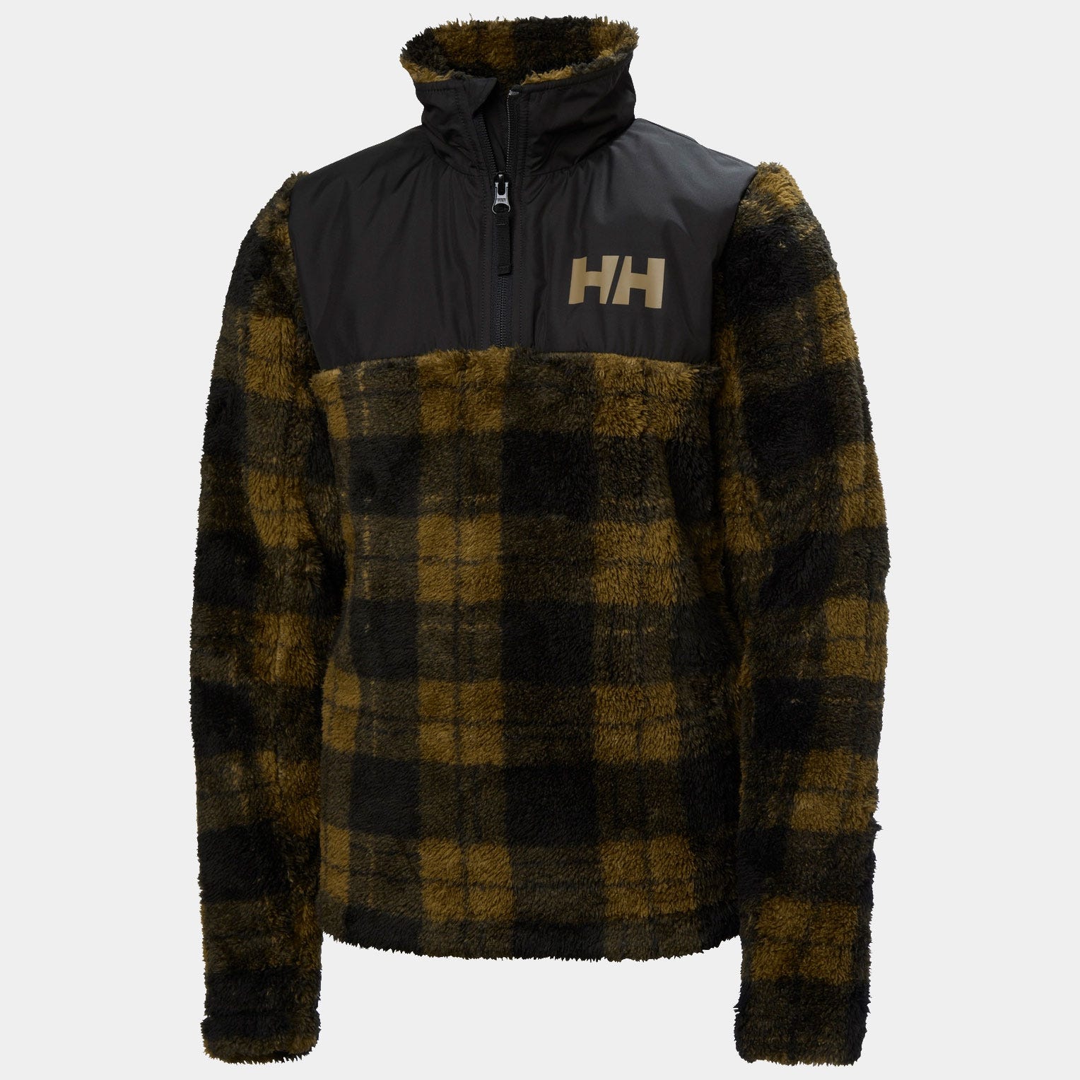 Juniors' Champ 1/2 Zip Midlayer - 718 SEPIA AOP
