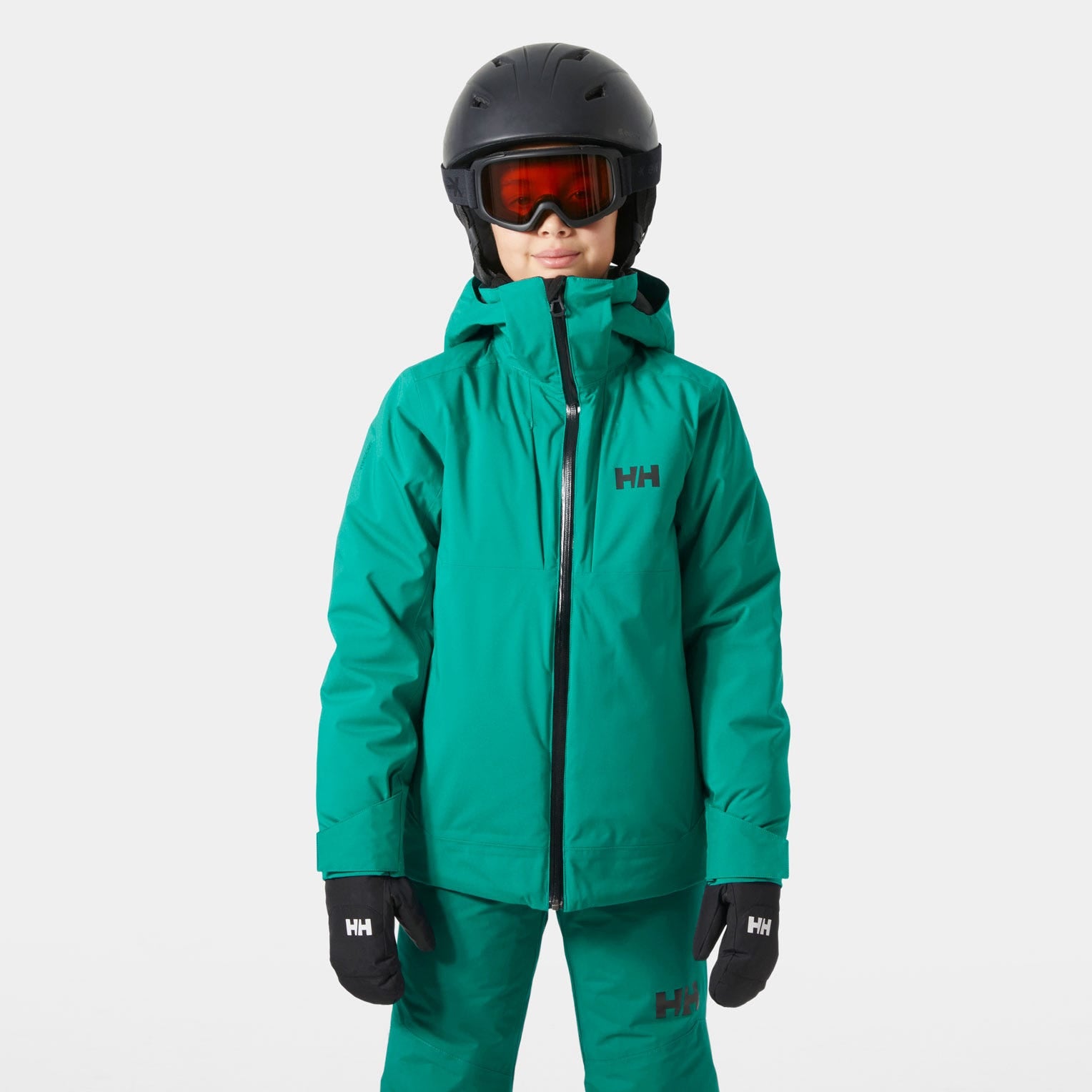Juniors' Alpha Ski Jacket - 466 SIGNAL GREEN