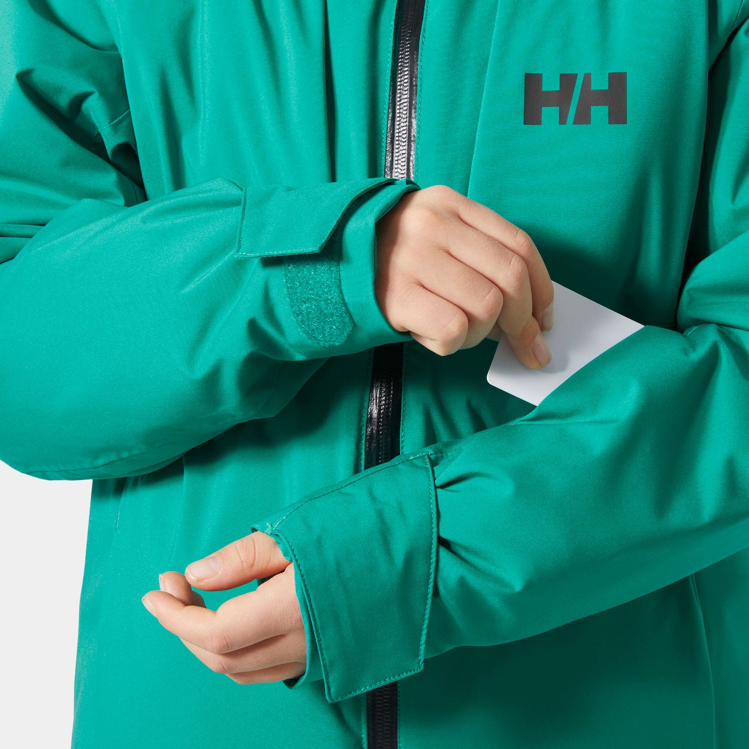 Juniors' Alpha Ski Jacket - 466 SIGNAL GREEN
