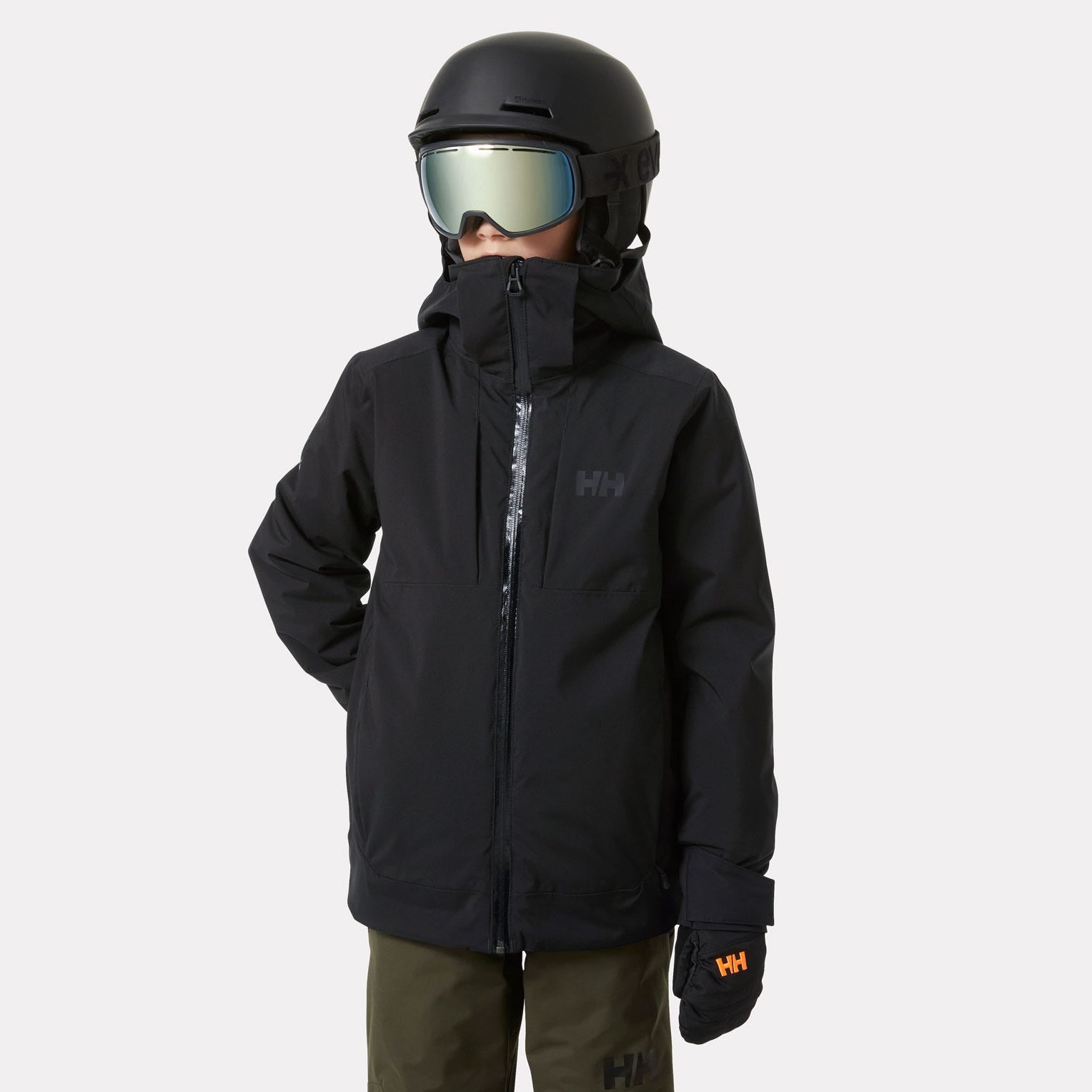 Juniors' Alpha Ski Jacket - 991 BLACK