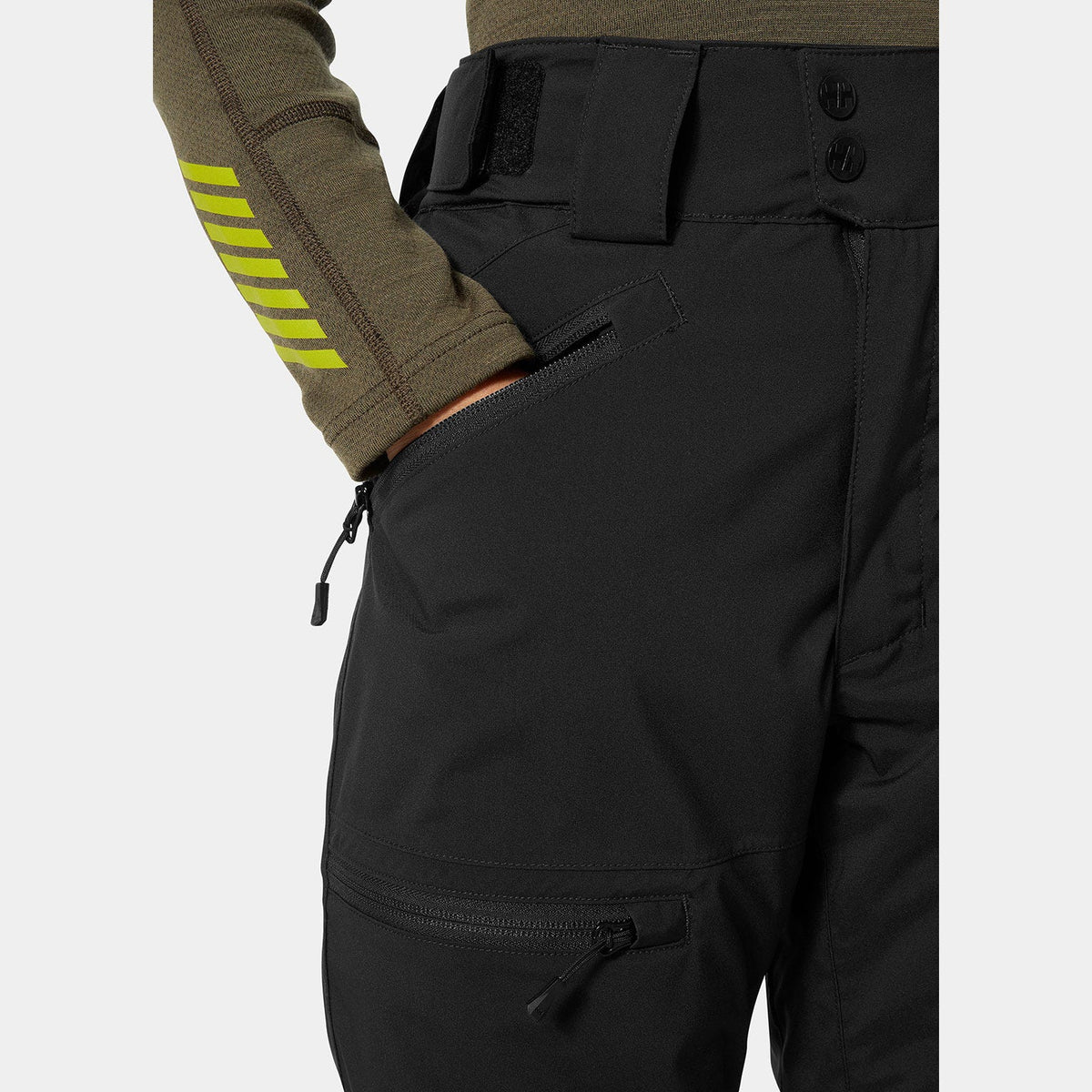 Juniors’ Elements Ski Pants - 990 BLACK